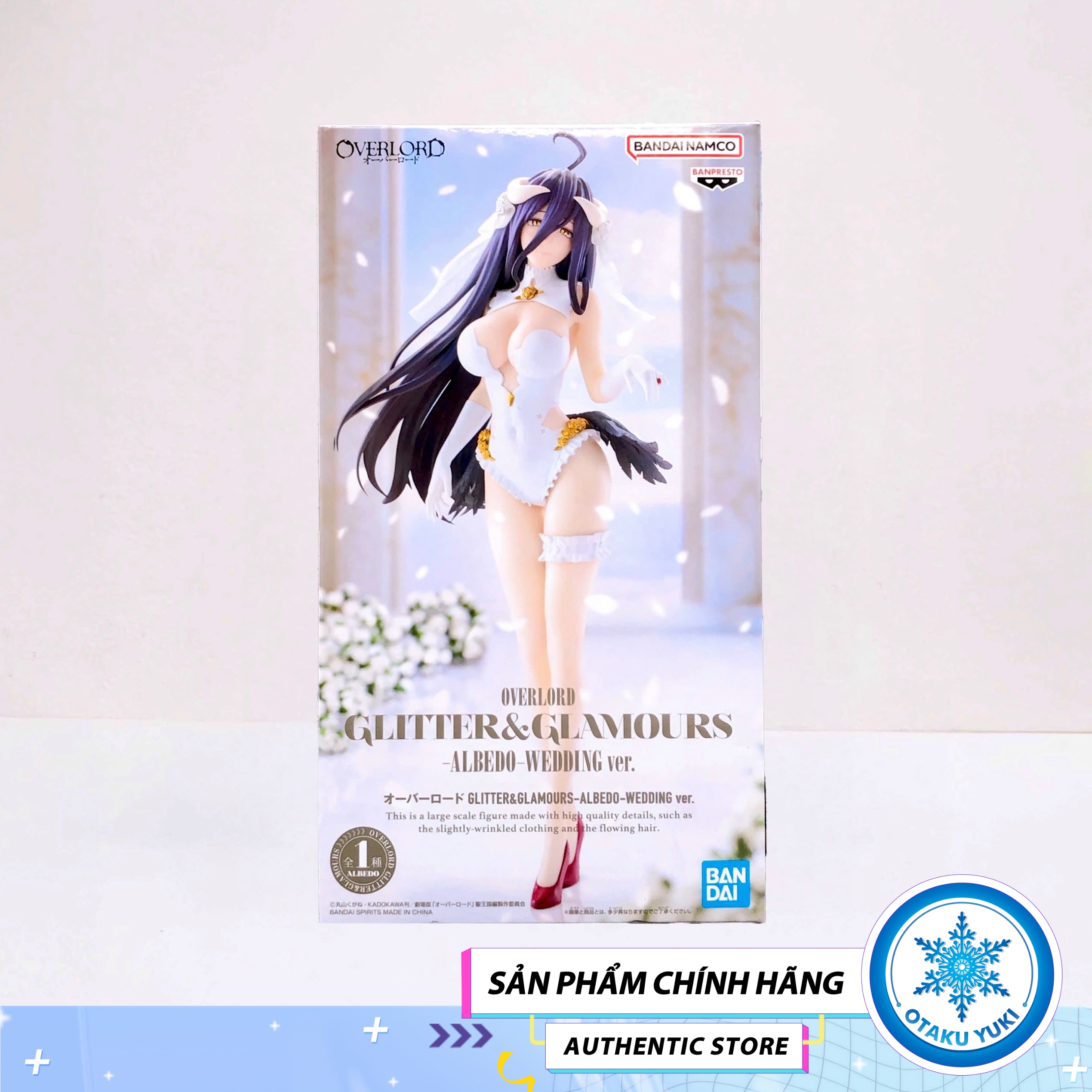 Mô Hình Albedo Wedding Ver. - Overlord - Glitter & Glamours Figure Chính Hãng (Bandai Spirits)