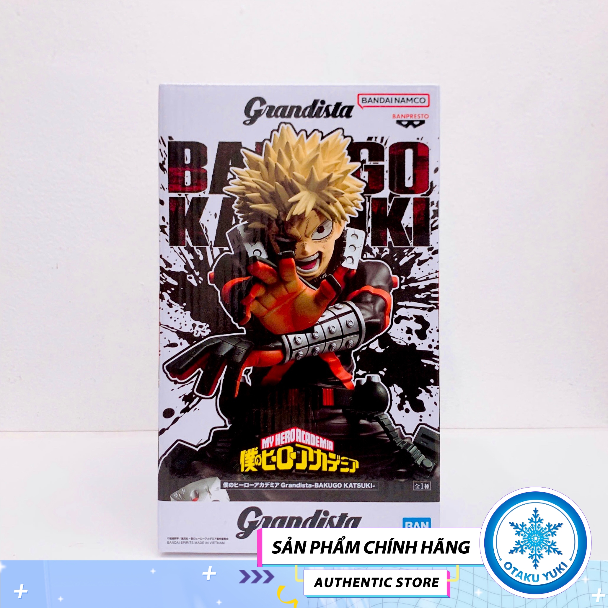 Mô Hình Bakugou Katsuki - My Hero Academia - Grandista Figure Chính Hãng (Banpresto)