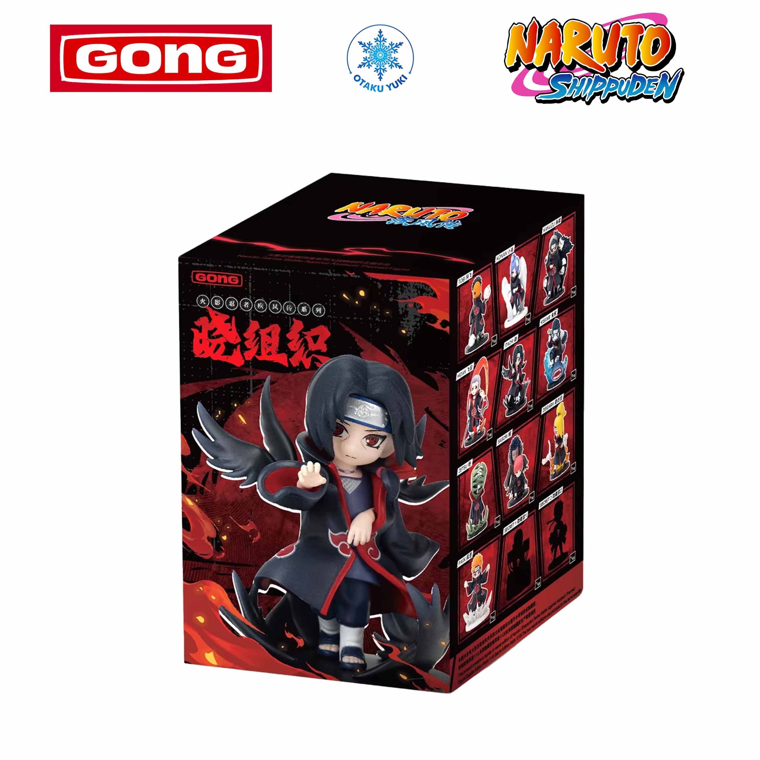 Mô Hình Blind Box Naruto: Shippuden Series Battle Against Akatsuki Themed (GONG)