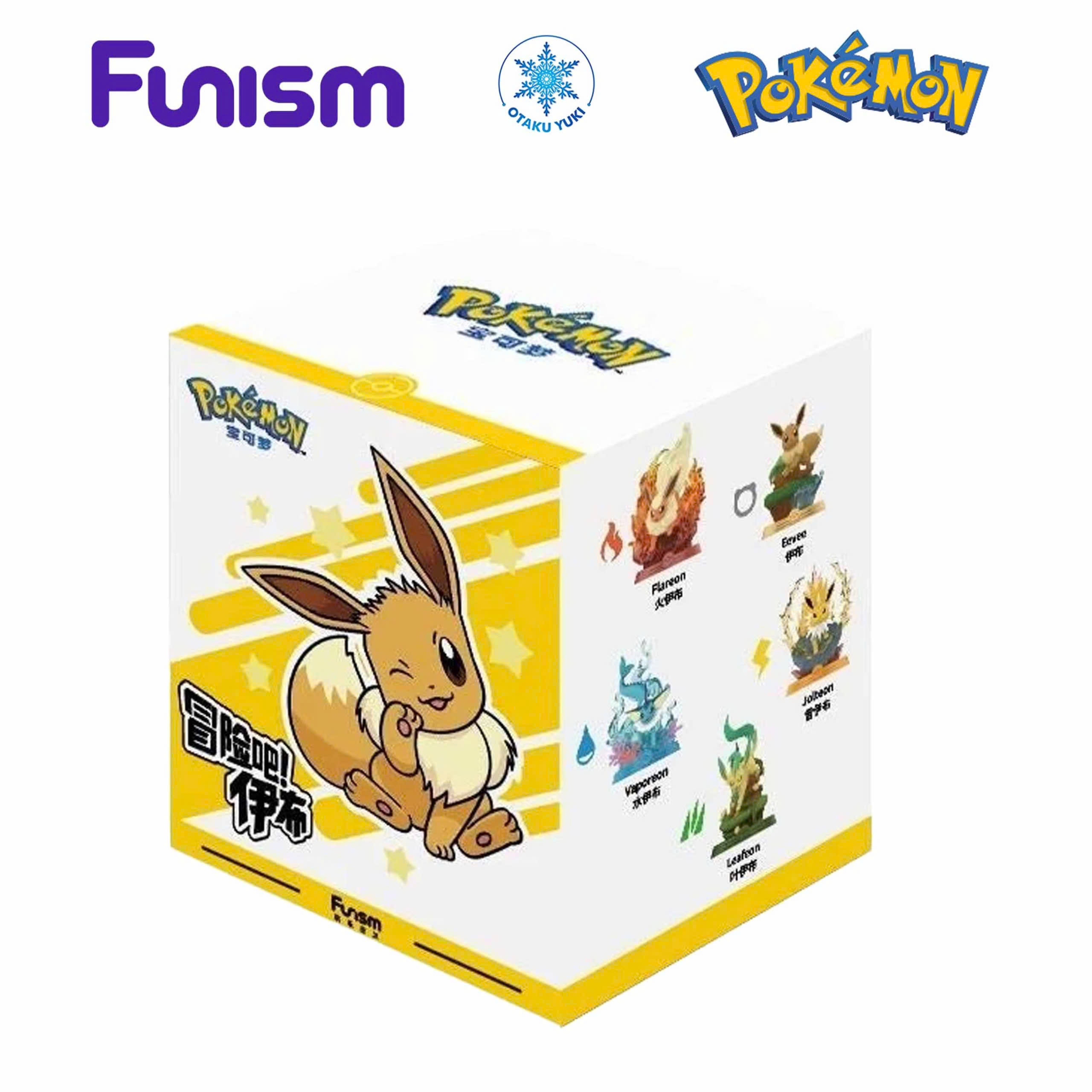 Mô Hình Blind Box Pokemon Eevee Adventure Series Funism