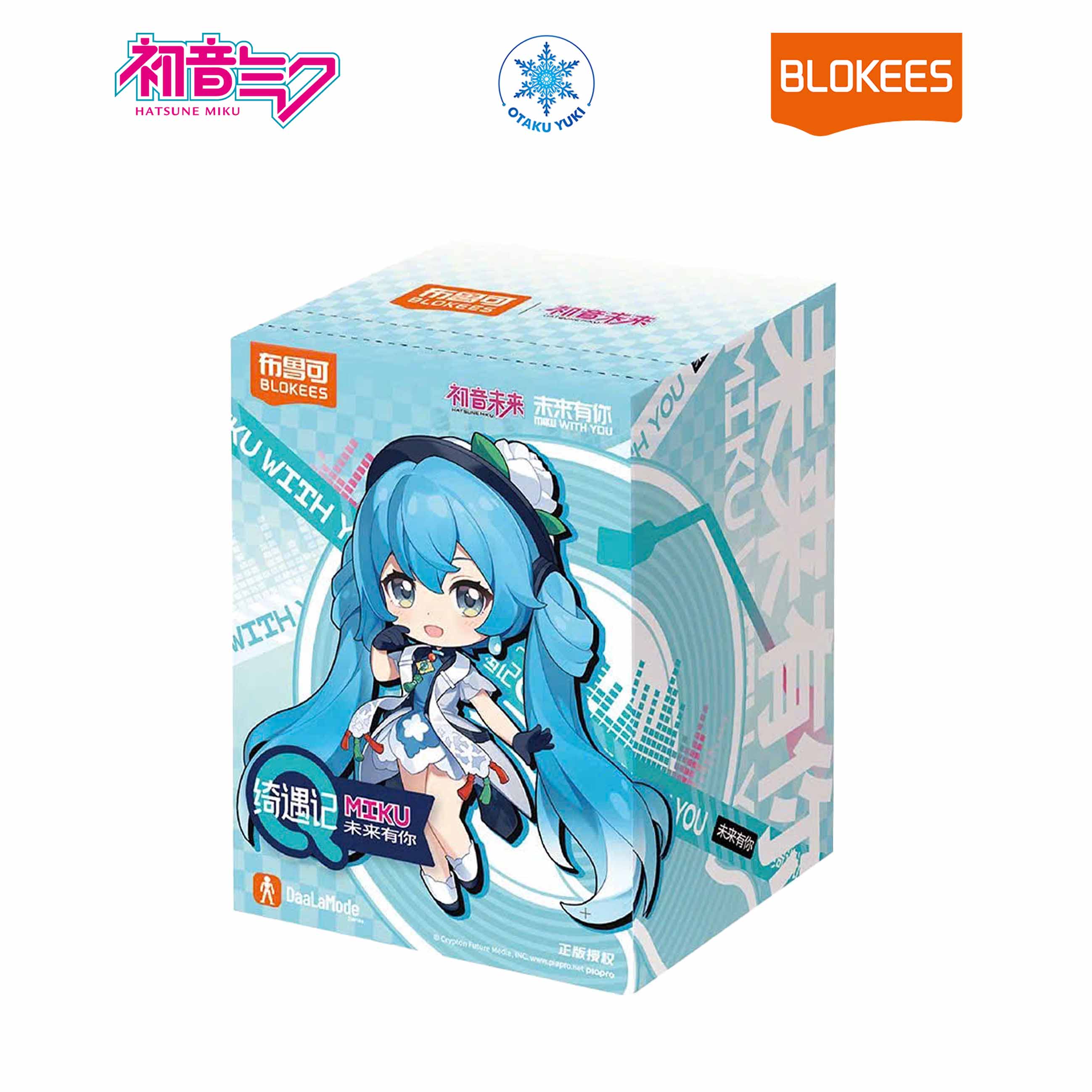 Mô Hình Blind box Hatsune Miku - MIKU WITH YOU DaaLaMode Q Series Model Kit EK07 (Blokees)