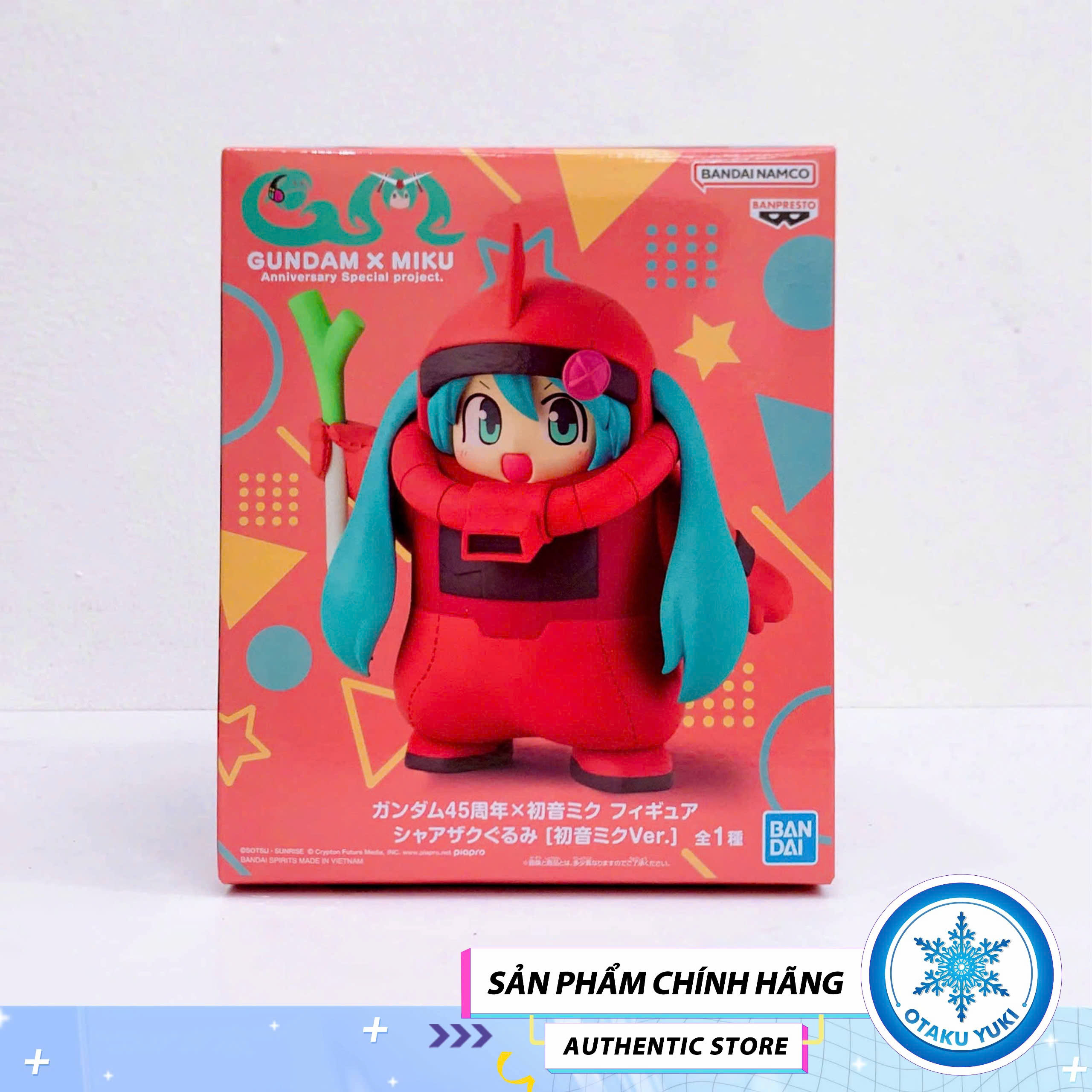 Mô Hình Hatsune Miku & Gundam 45th Anniversary - Char Zaku Costume Ver. - Piapro Characters Figure Chính Hãng (Bandai Spirits)