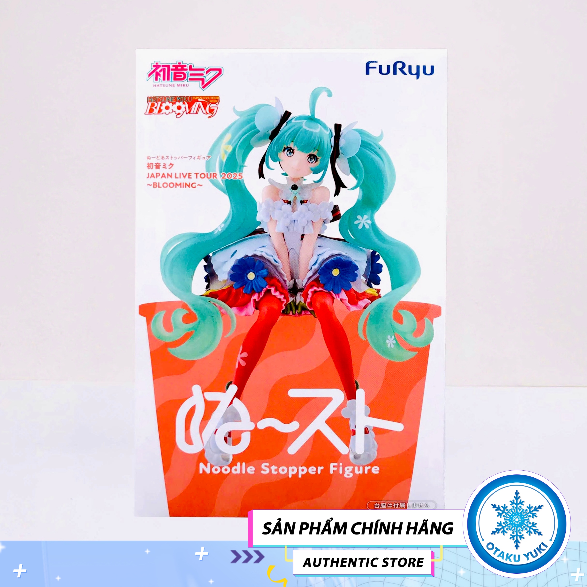 Mô Hình Hatsune Miku - JAPAN LIVE TOUR 2025 ~BLOOMING~ - Noodle Stopper Figure Chính Hãng (FuRyu)