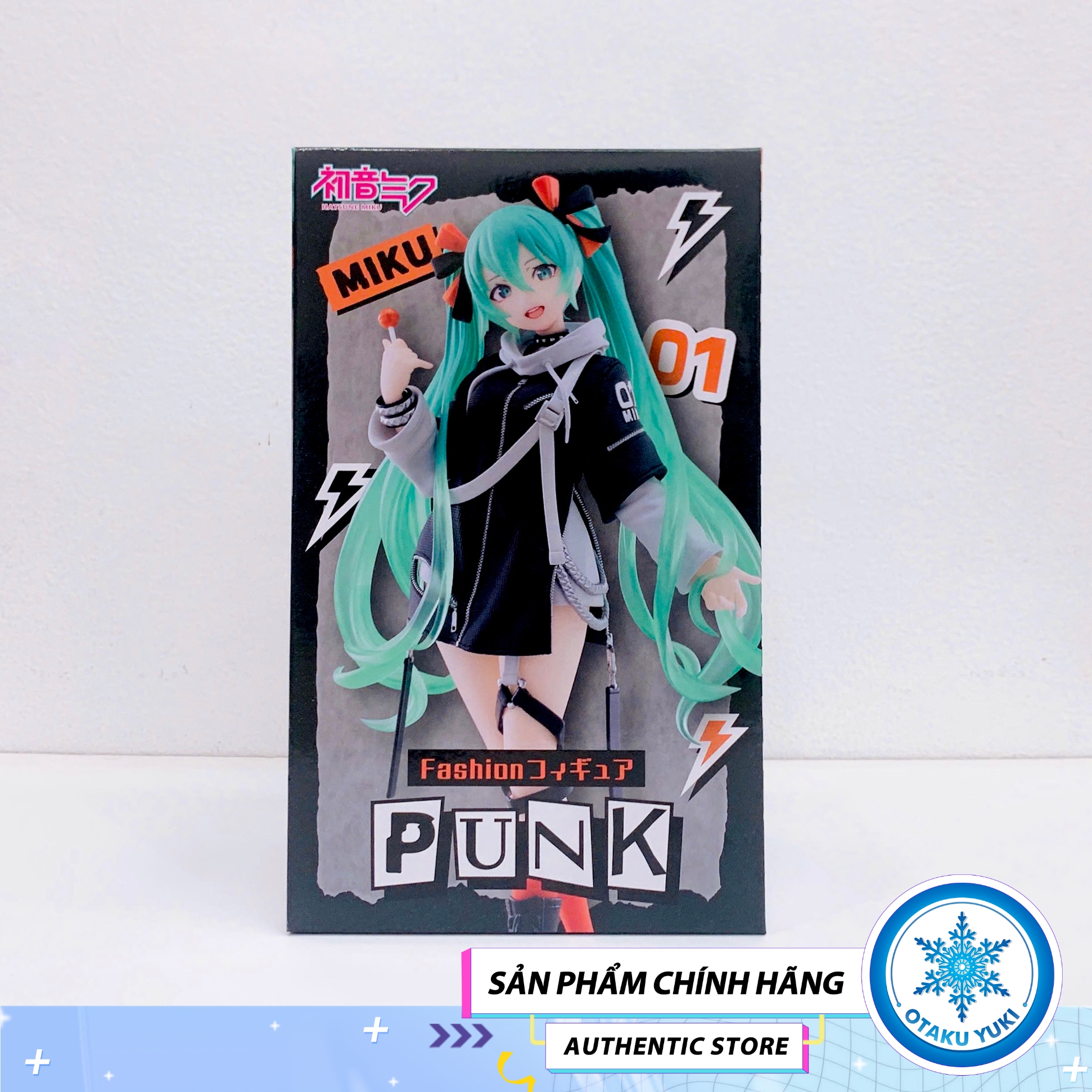 Mô Hình Hatsune Miku - Miku Fashion Punk - Vocaloid Figure Chính Hãng (Taito)