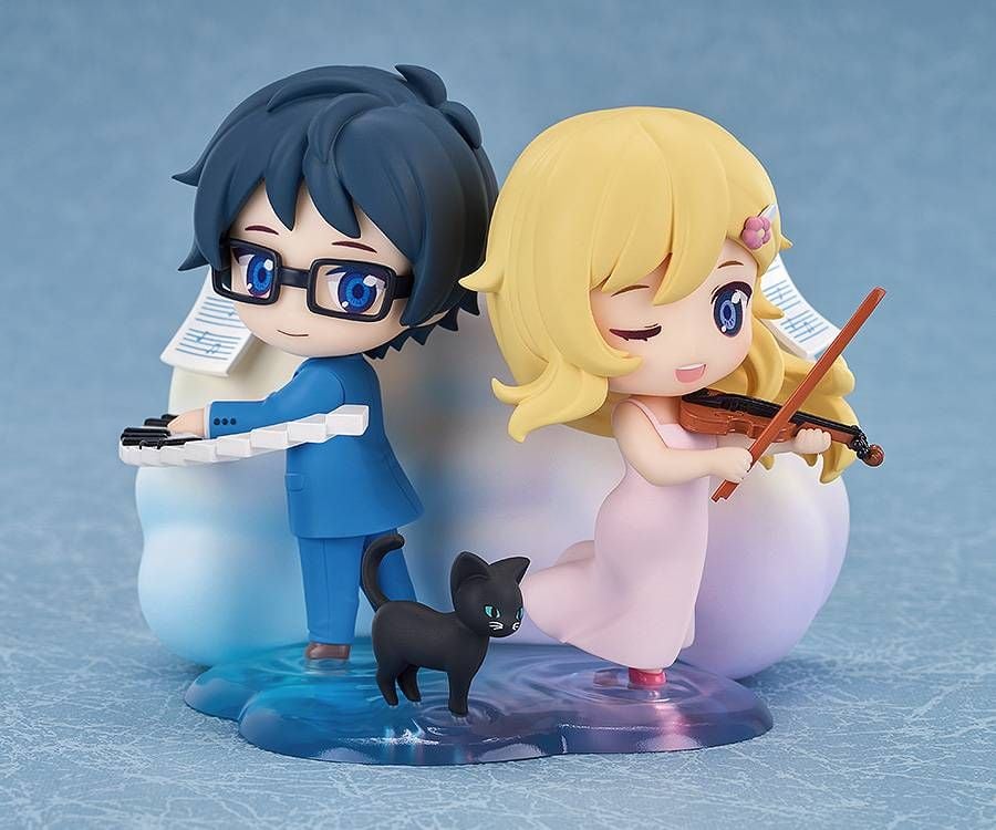 Mô Hình Kaori Miyazono & Kosei Arima- Your Lie in April - Qset+ Figure Chính Hãng (GSC)