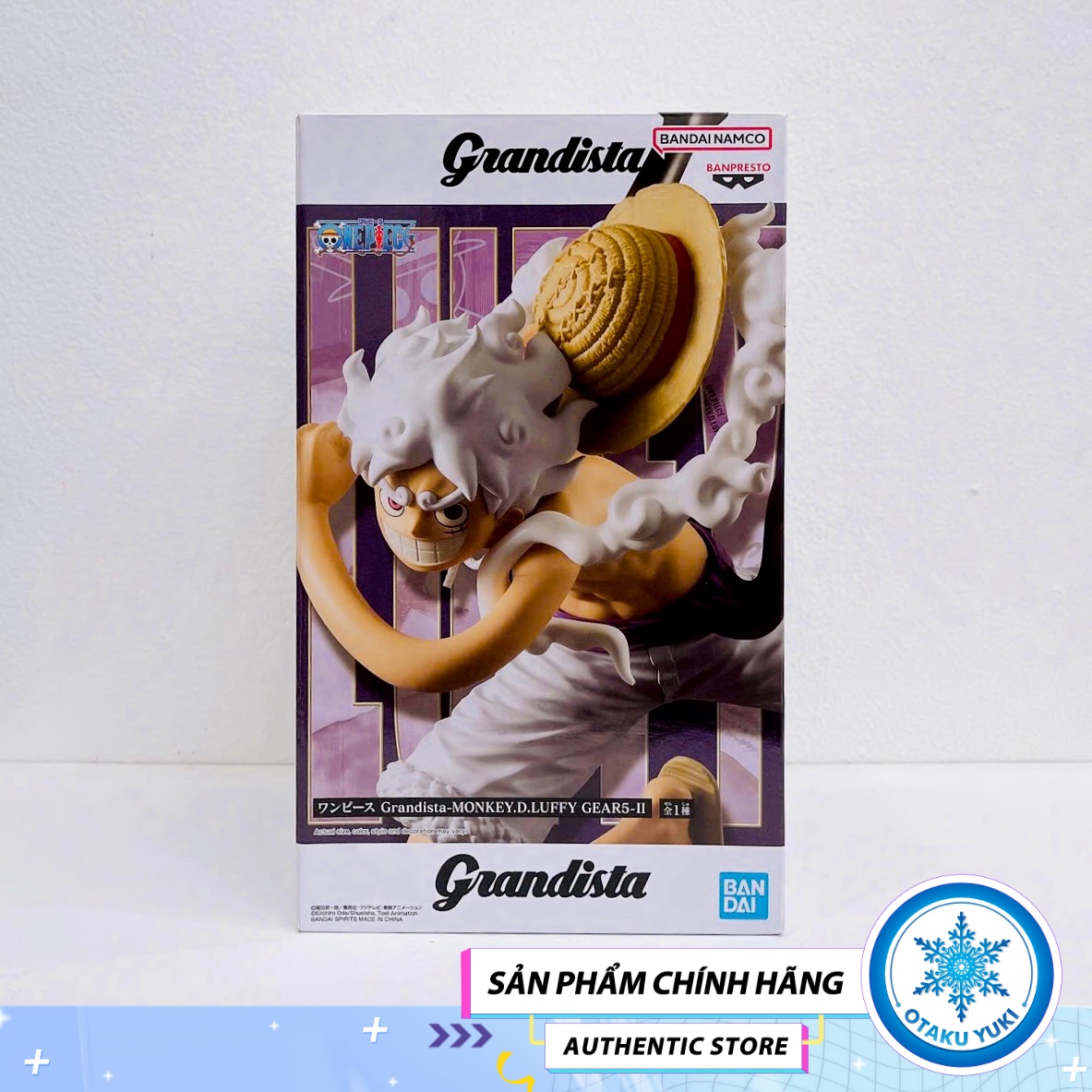 Mô Hình Monkey D. Luffy - Luffy Gear 5 Ver 2 Grandista One Piece Figure Chính Hãng (Banpresto)