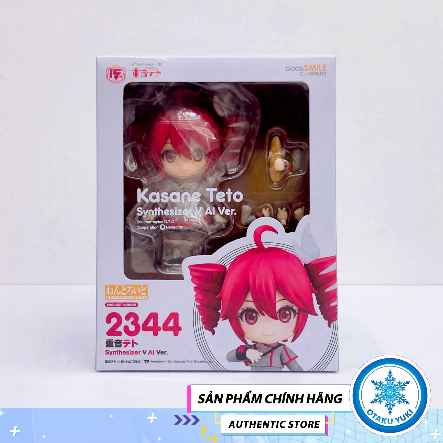 Mô Hình Nendoroid Kasane Teto Synthesizer V AI Ver. - Nendoroid 2344 - Vocaloid