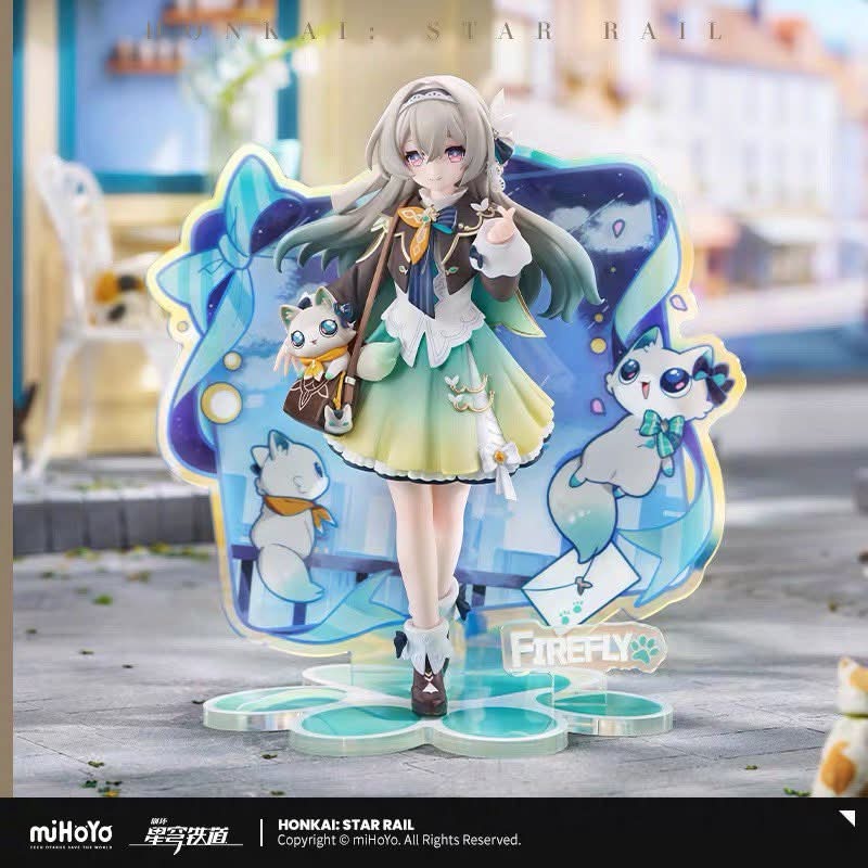 Mô Hình RISE UP+ Firefly - Little Cat Series - Honkai: Star Rail - Little Series Figure Chính Hãng (RIBOSE STUDIO)