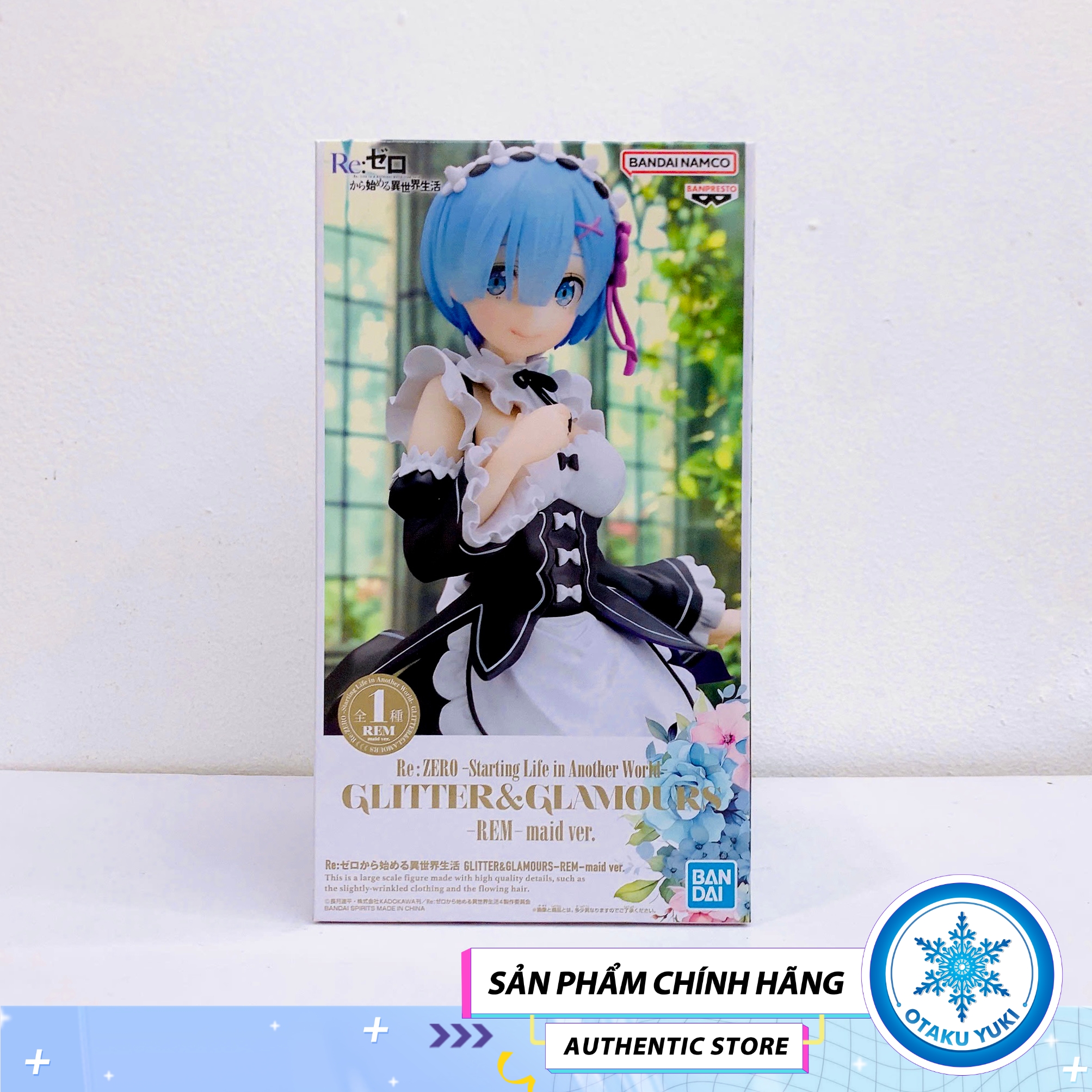 Mô Hình Rem - Re:Zero - Glitter & Glamours Figure Chính Hãng (BANDAI)