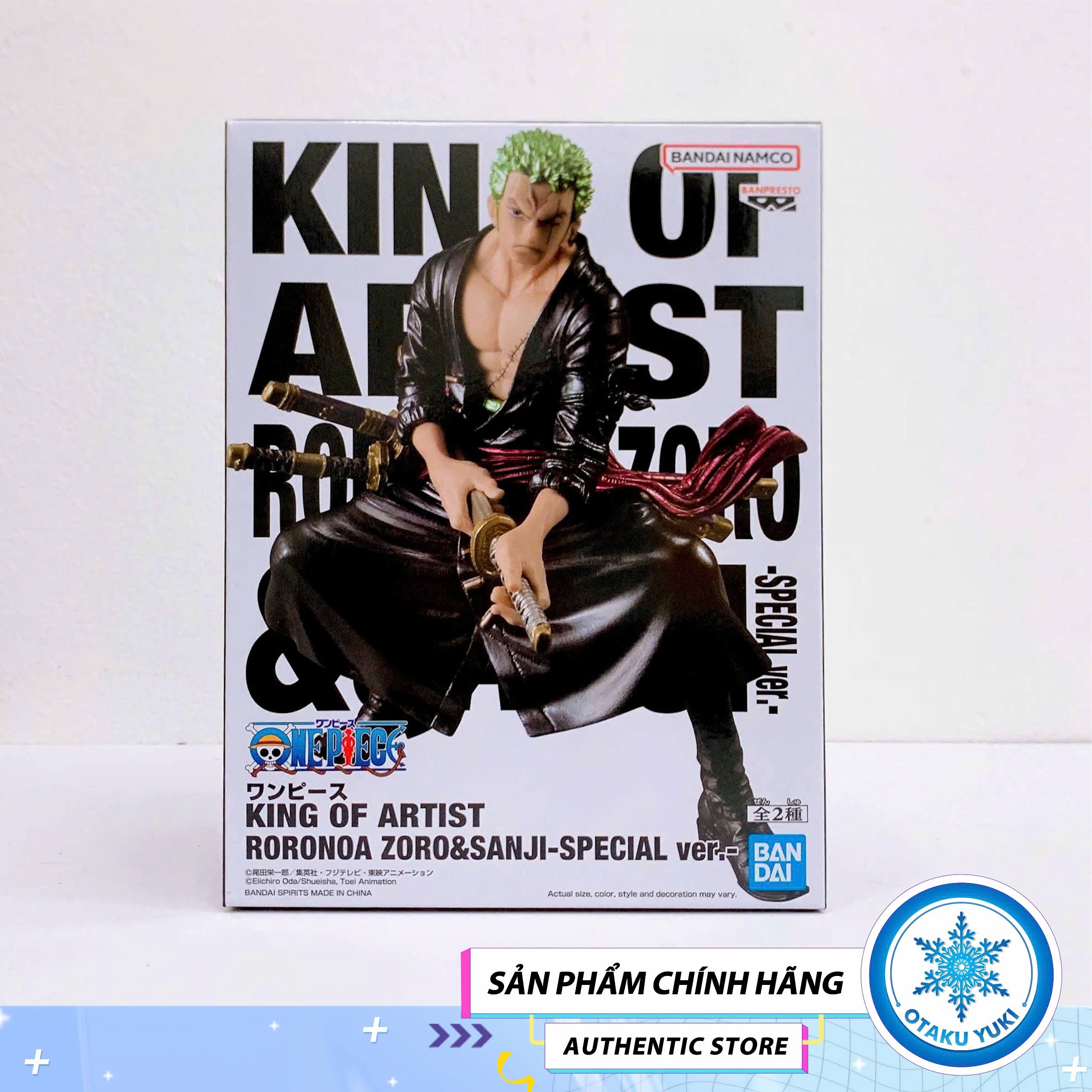 Mô Hình Roronoa Zoro - Special Ver. - One Piece King of Artist Figure Chính Hãng (Banpresto)