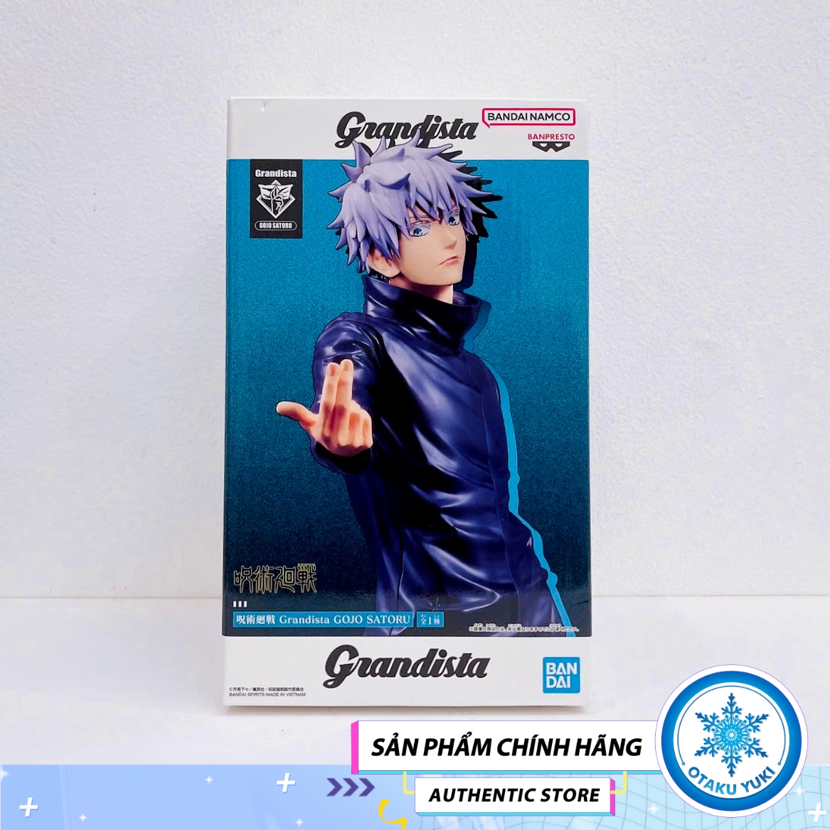 Mô Hình Satoru Gojo - Jujutsu Kaisen - Grandista Figure Chính Hãng (Banpresto)