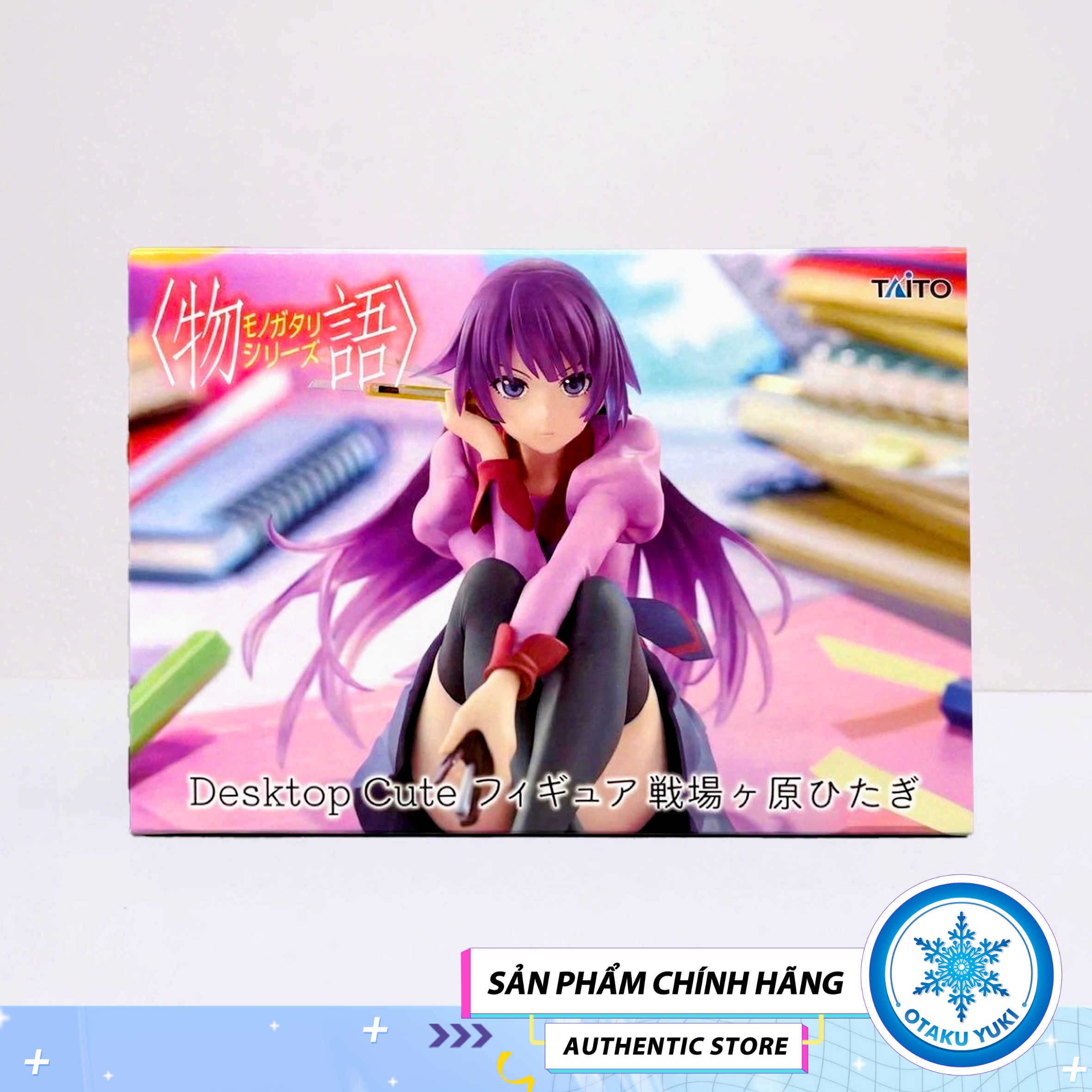 Mô Hình Senjougahara Hitagi - Monogatari Series - Desktop Cute (Taito)