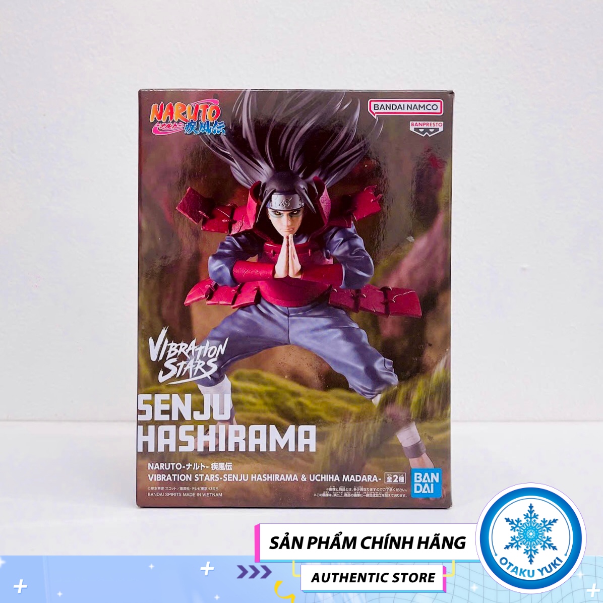 Mô Hình Senju Hashirama - Vibration Stars - Naruto Shippuden Figure Chính Hãng (Banpresto)