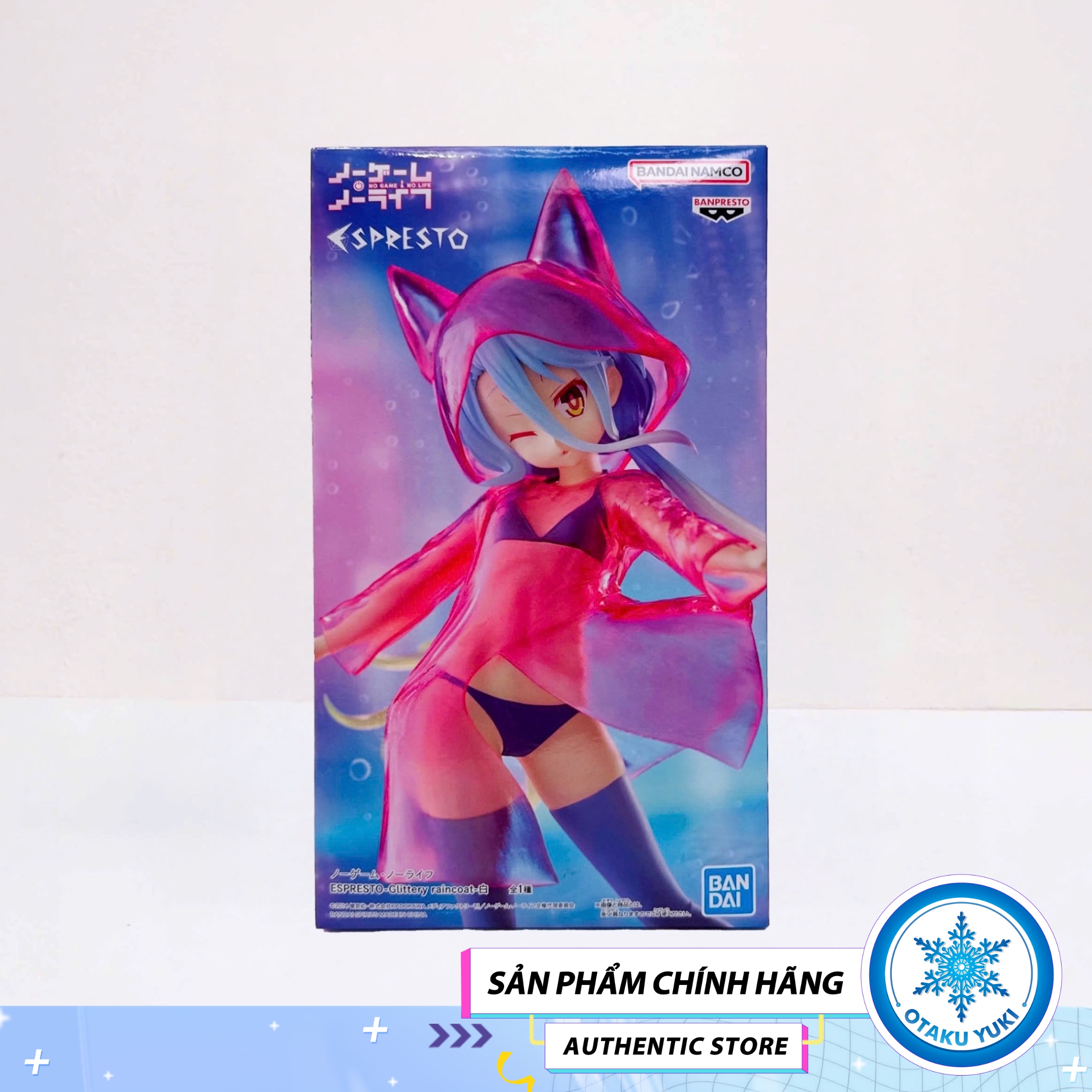 Mô Hình Shiro - No Game No Life - Glittery raincoat Figure Chính Hãng (BANDAI)