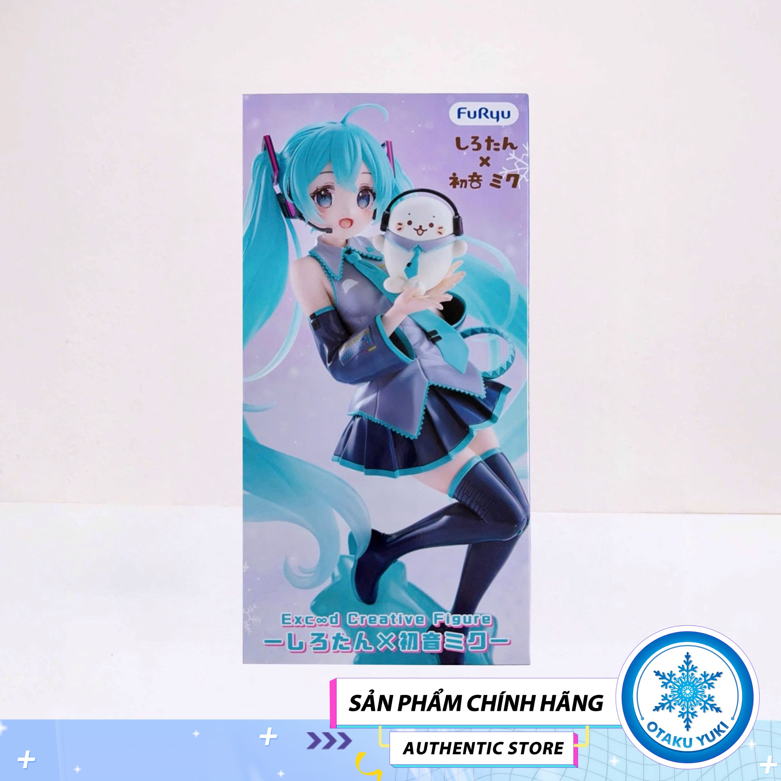 Mô Hình Sirotan x Hatsune Miku - Piapro Characters Sirotan Exc∞d Creative Figure Chính Hãng (FuRyu)