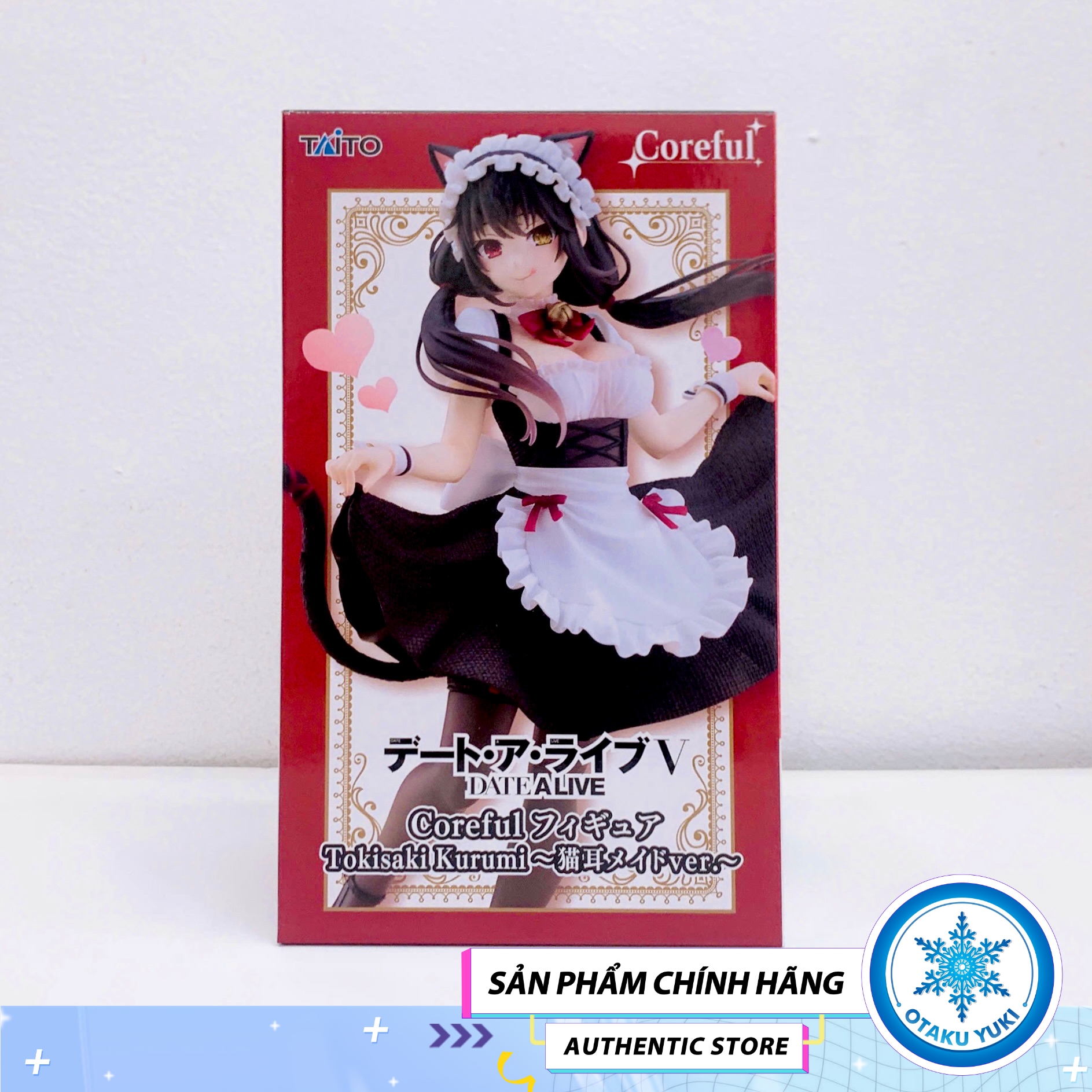 Mô Hình Tokisaki Kurumi Nekomimi Maid Ver. - Date A Live - Coreful Figure Chính Hãng (Taito)