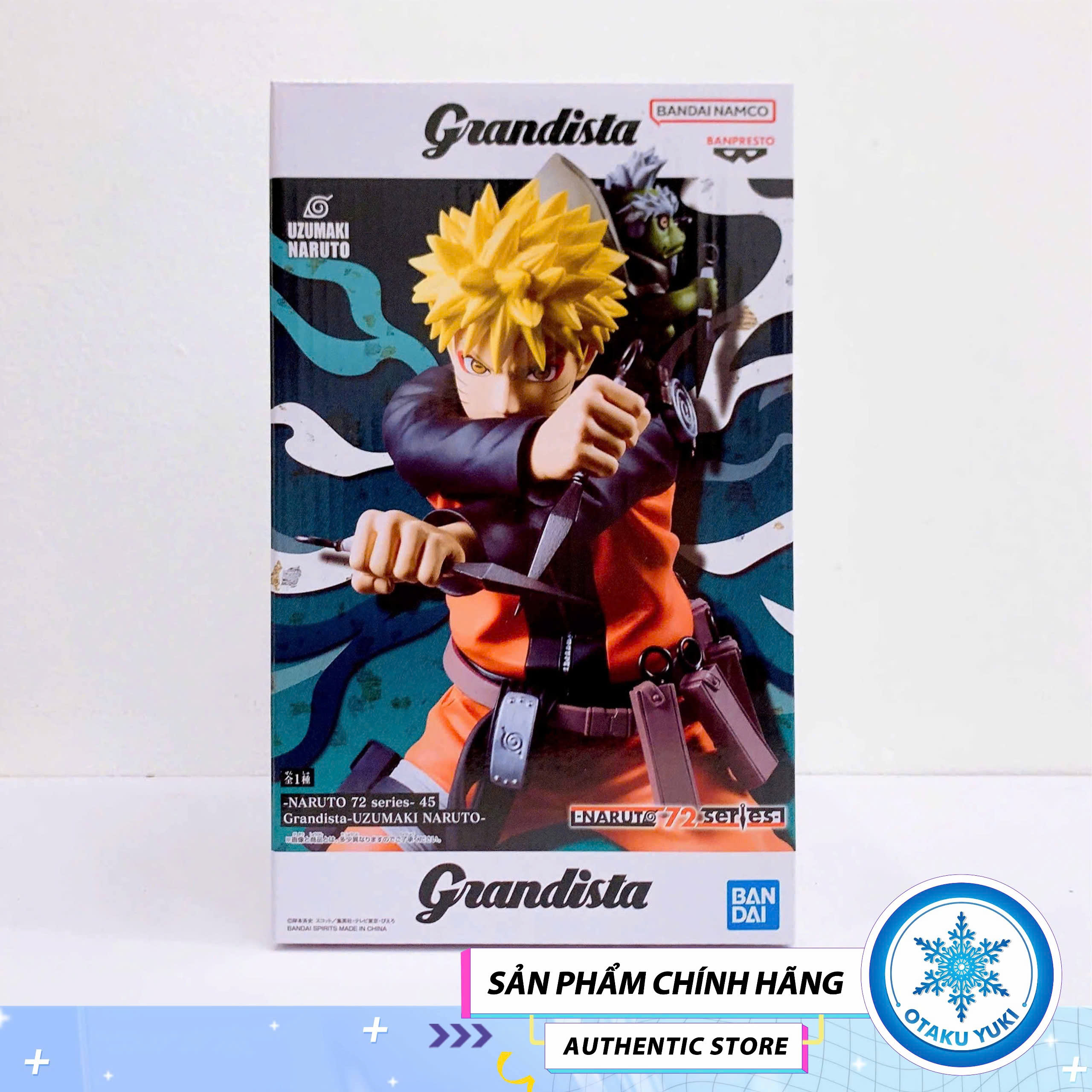 Mô Hình Uzumaki Naruto - NARUTO 72 series Grandista Figure Chính Hãng (Banpresto)