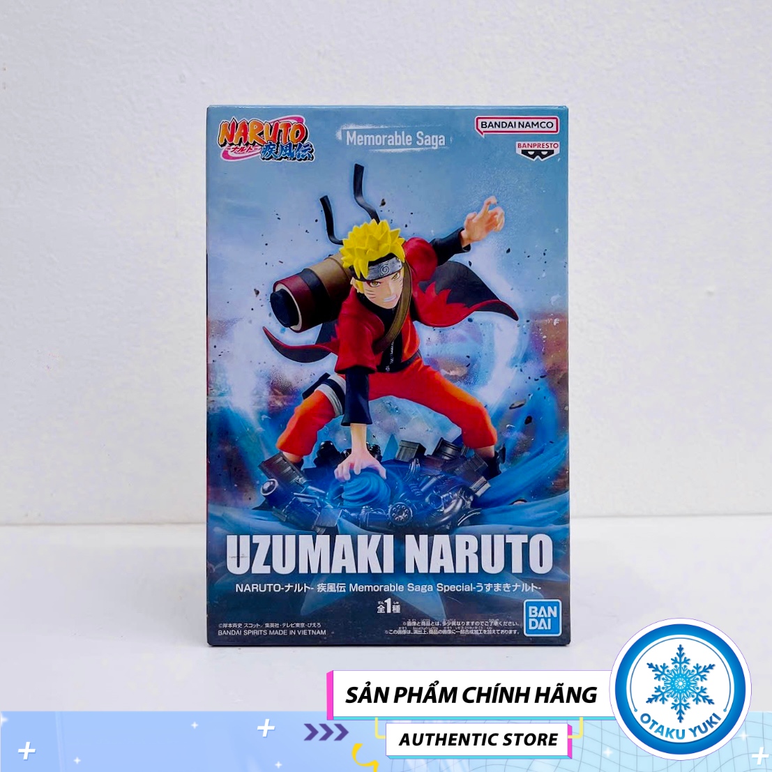 Mô Hình Uzumaki Naruto - Naruto Shippuden - Memorable Saga Special - Figure Chính Hãng (Banpresto)
