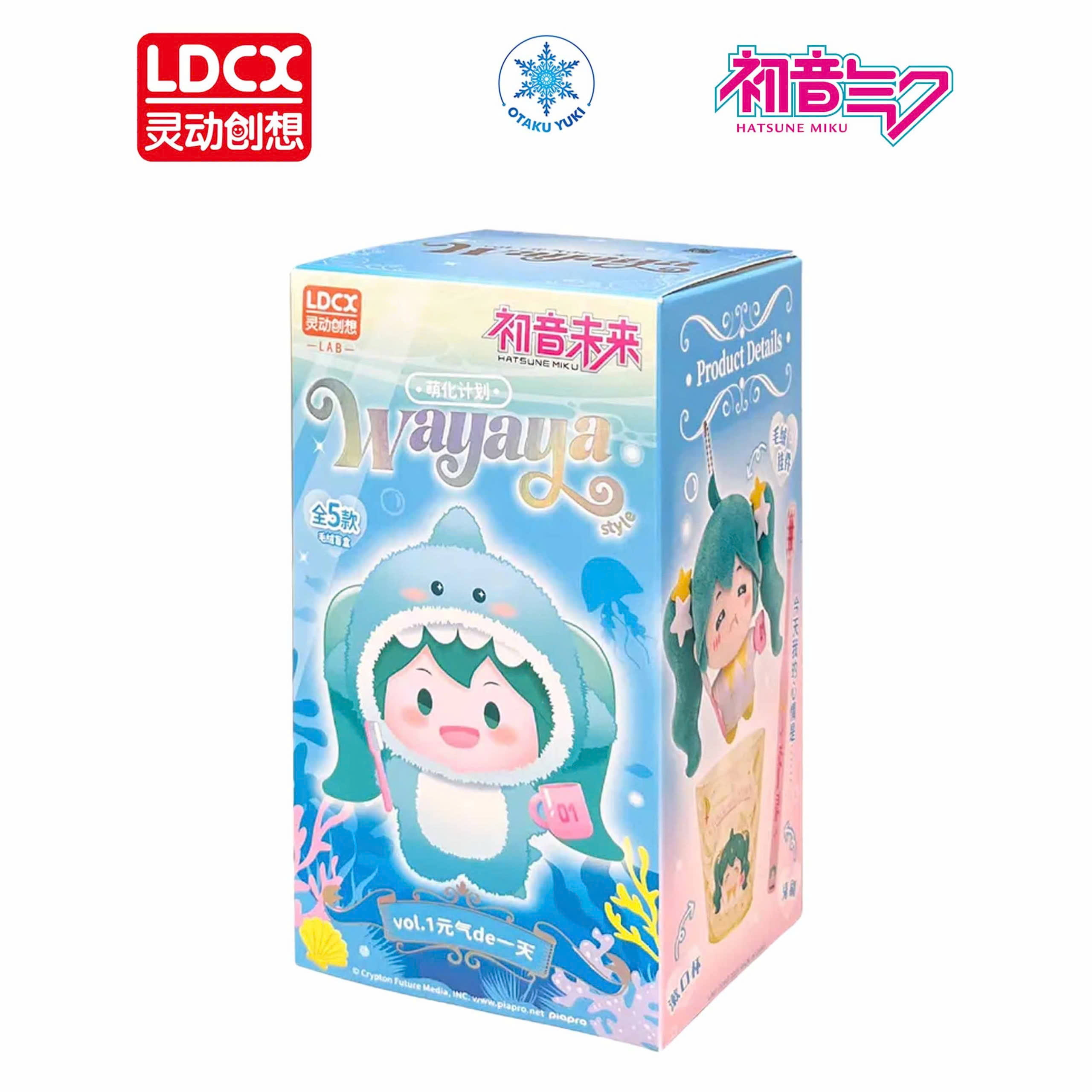 Nhồi Bông Blindbox Hatsune Miku Wayaya Style Vol. 1 - Kèm Ly Và Bàn Chải Đánh Răng (LDCX)