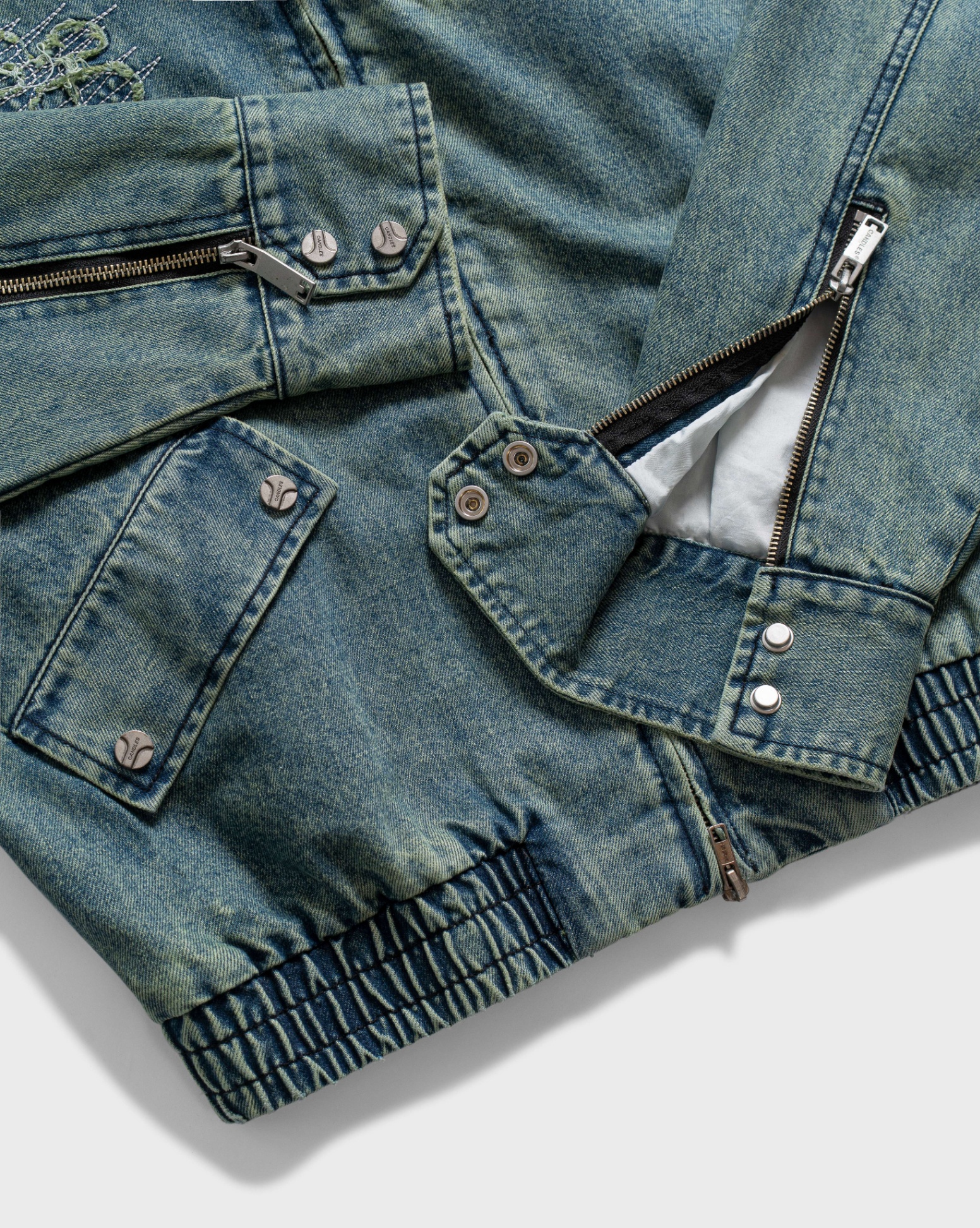 Candles Compound Detroit Jacket Blue