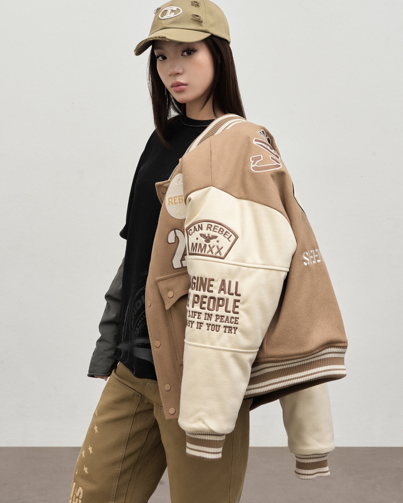 Candles Corp Varsity Brown