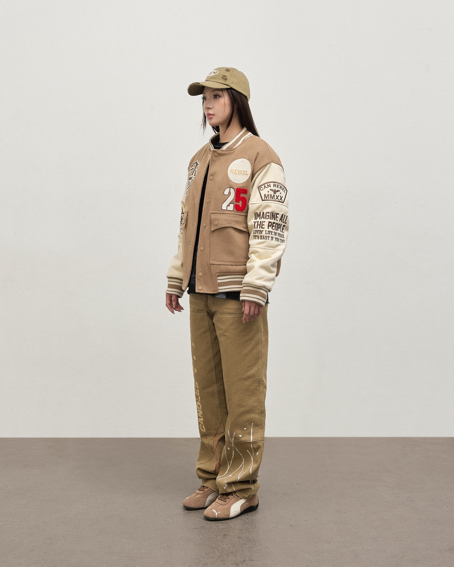 Candles Corp Varsity Brown