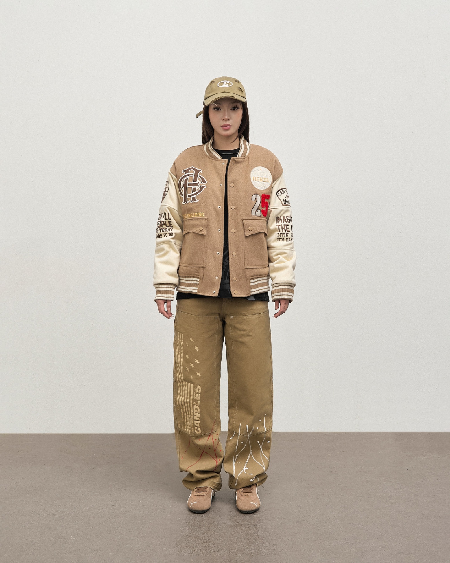 Candles Corp Varsity Brown