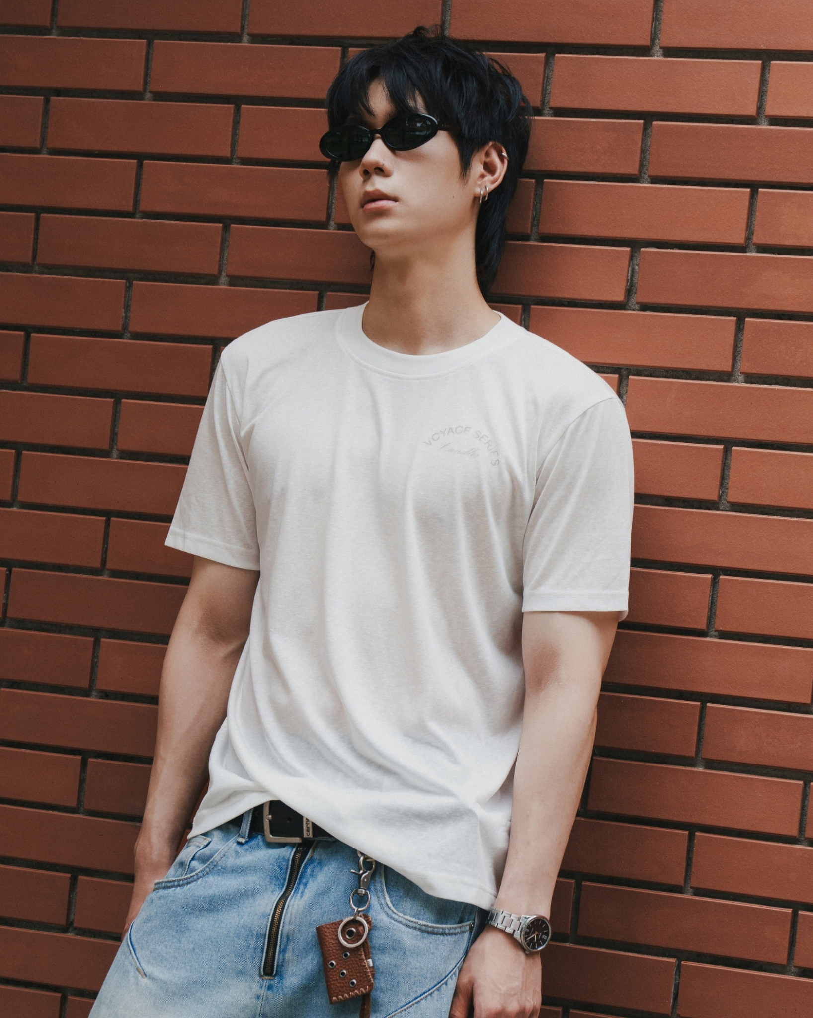 Candles Long Sea Tshirt White