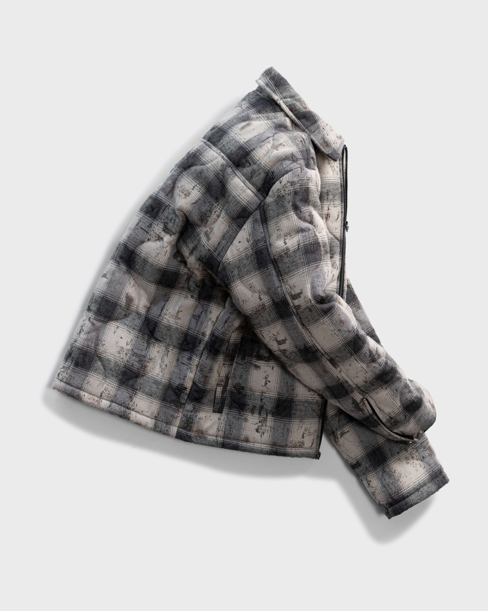 Candles Patchwork Flannel Jacket