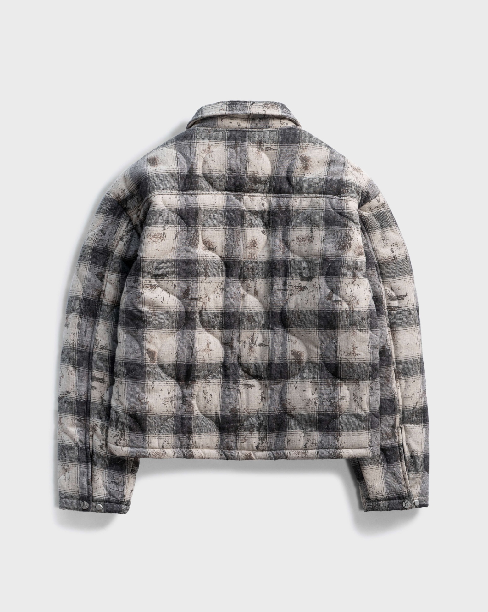 Candles Patchwork Flannel Jacket