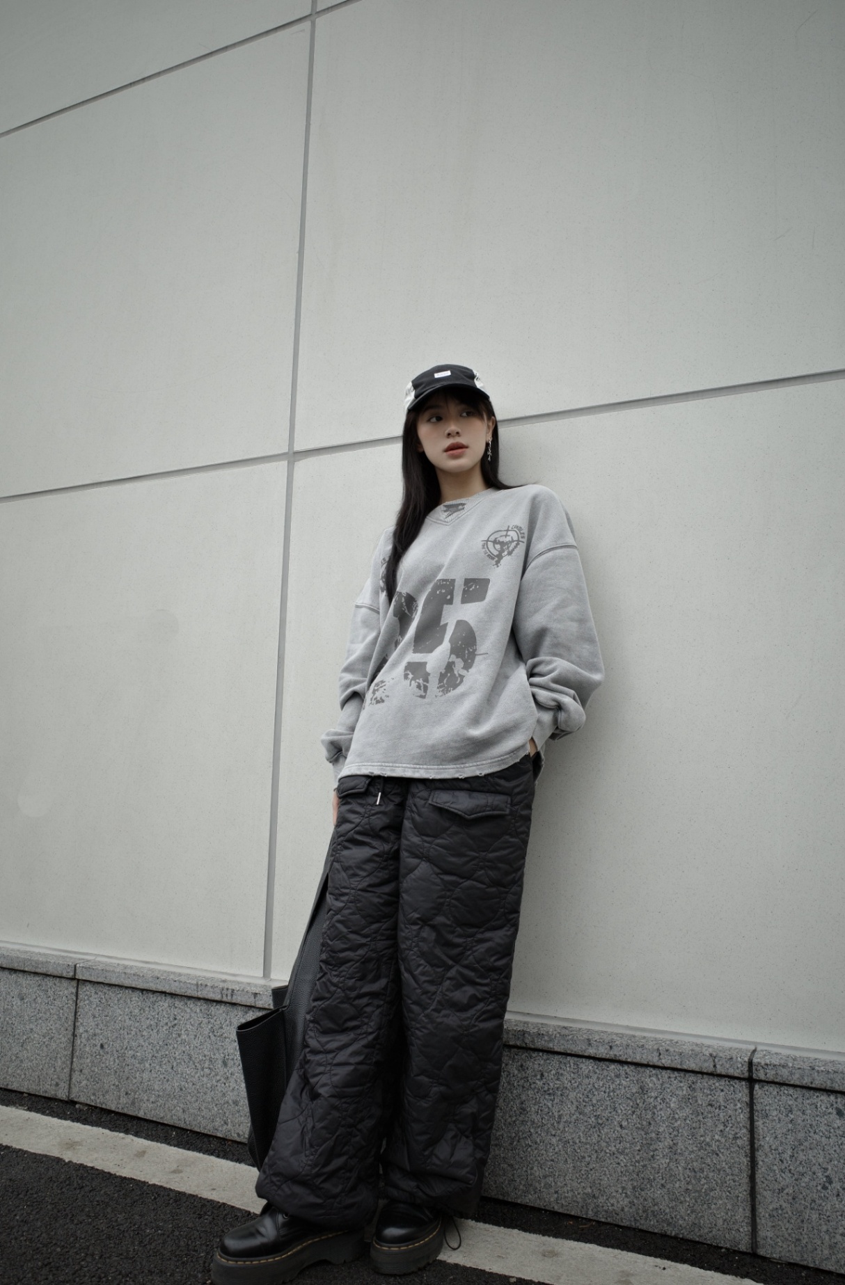 Candles Rebel Number Sweater Grey