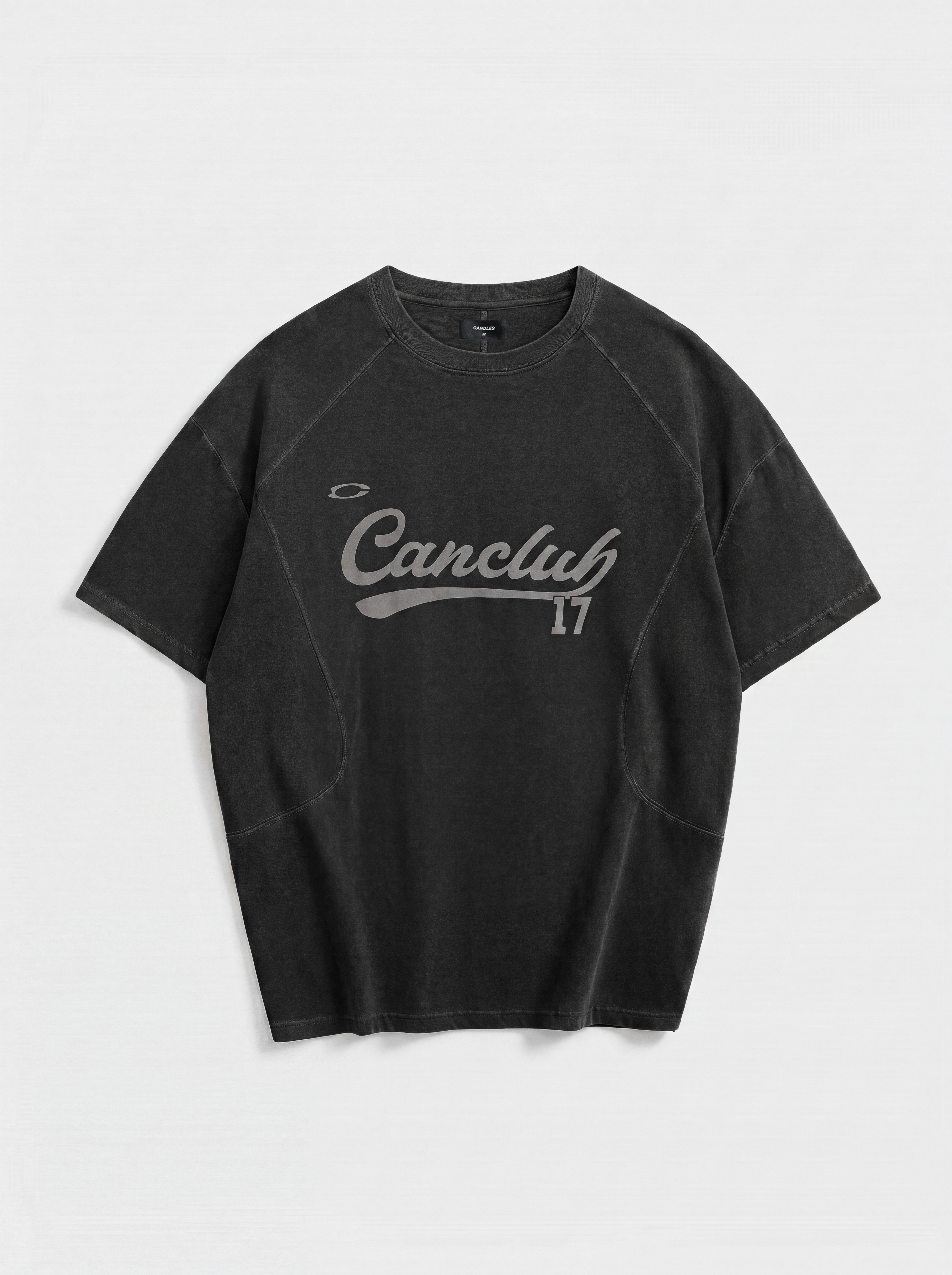 Candles Canclub Retro Swing Tshirt Charcoal