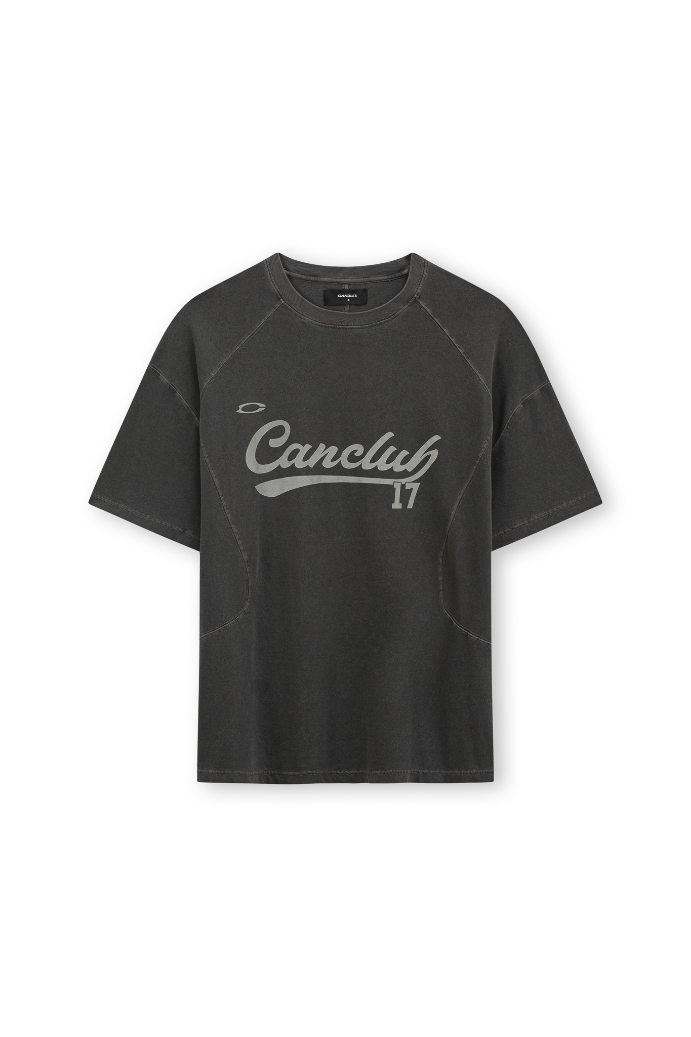 Candles Canclub Retro Swing Tshirt Charcoal