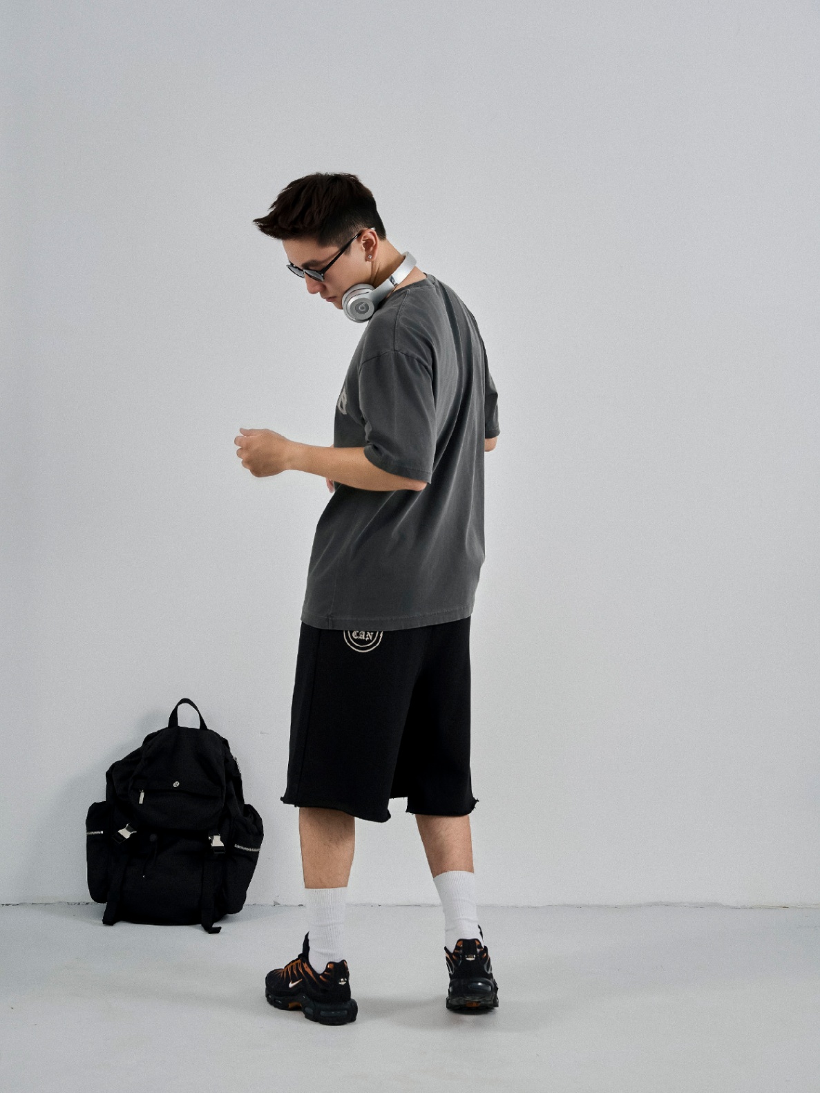 Candles Spirit Mark Tshirt Charcoal