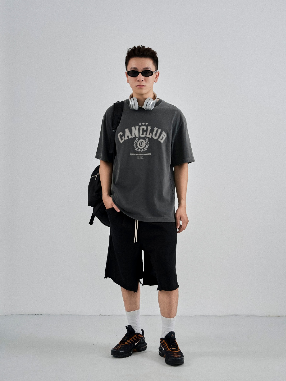 Candles Spirit Mark Tshirt Charcoal