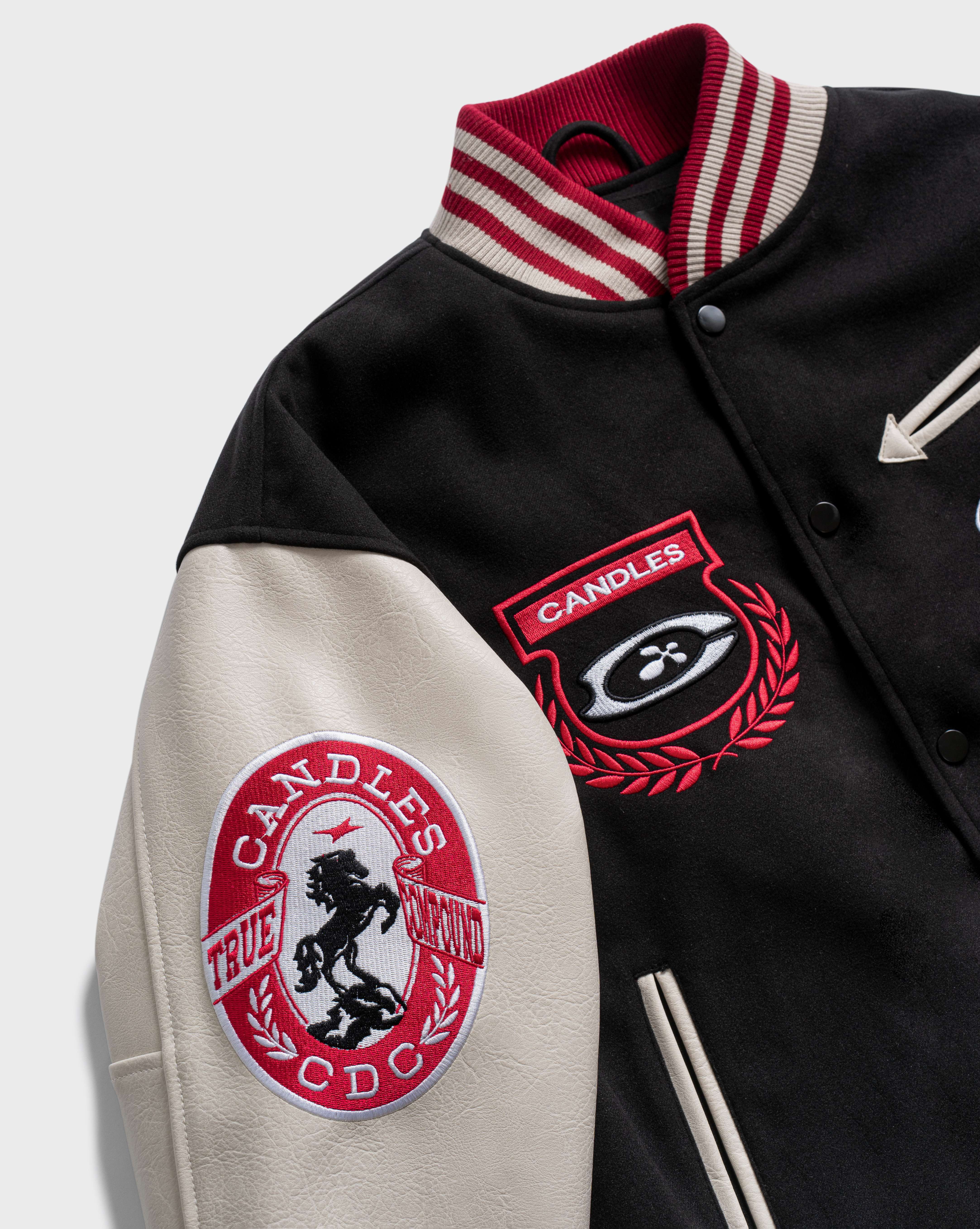 Candles True Compound Varsity Jacket Black