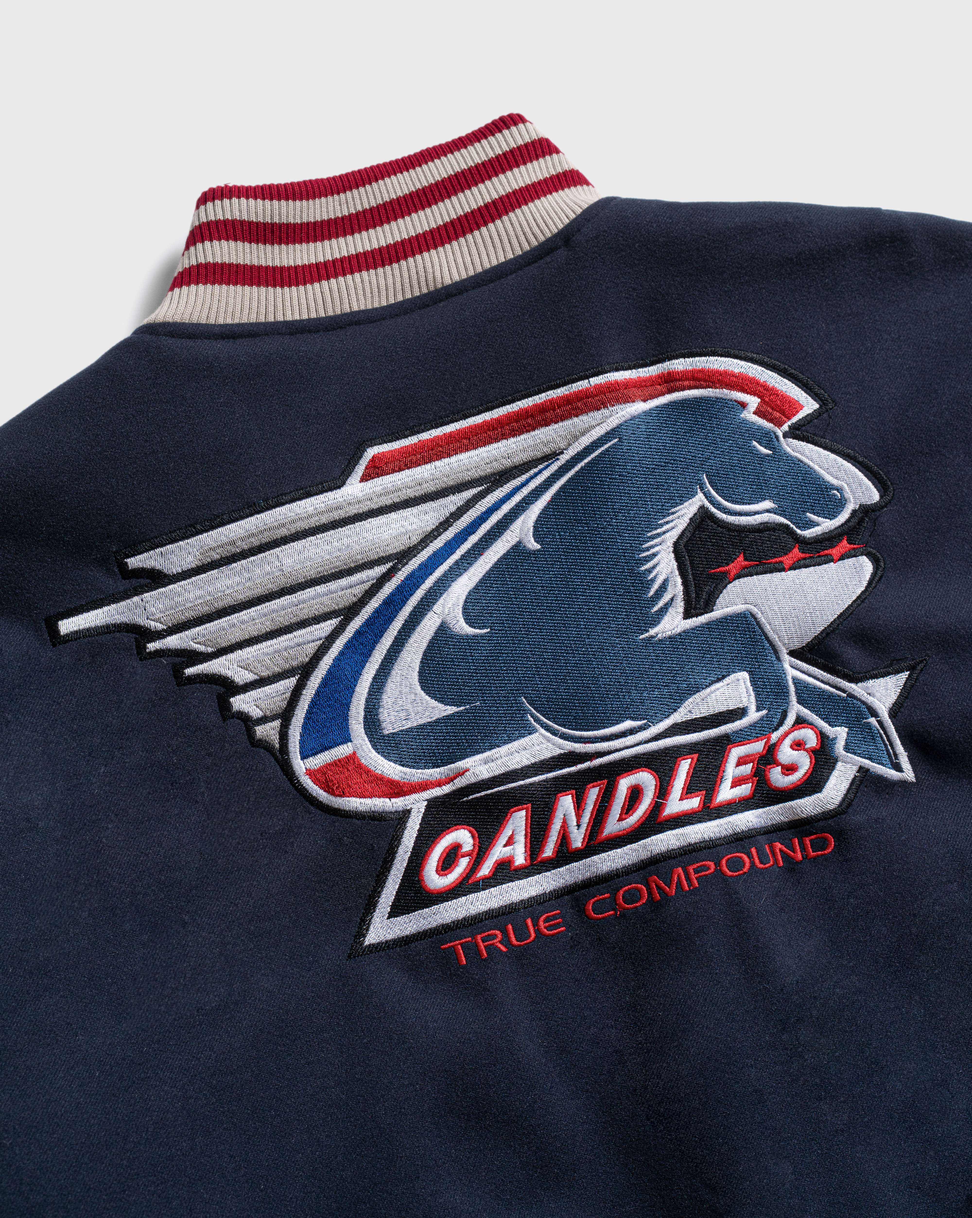 Candles True Compound Varsity Jacket Navy