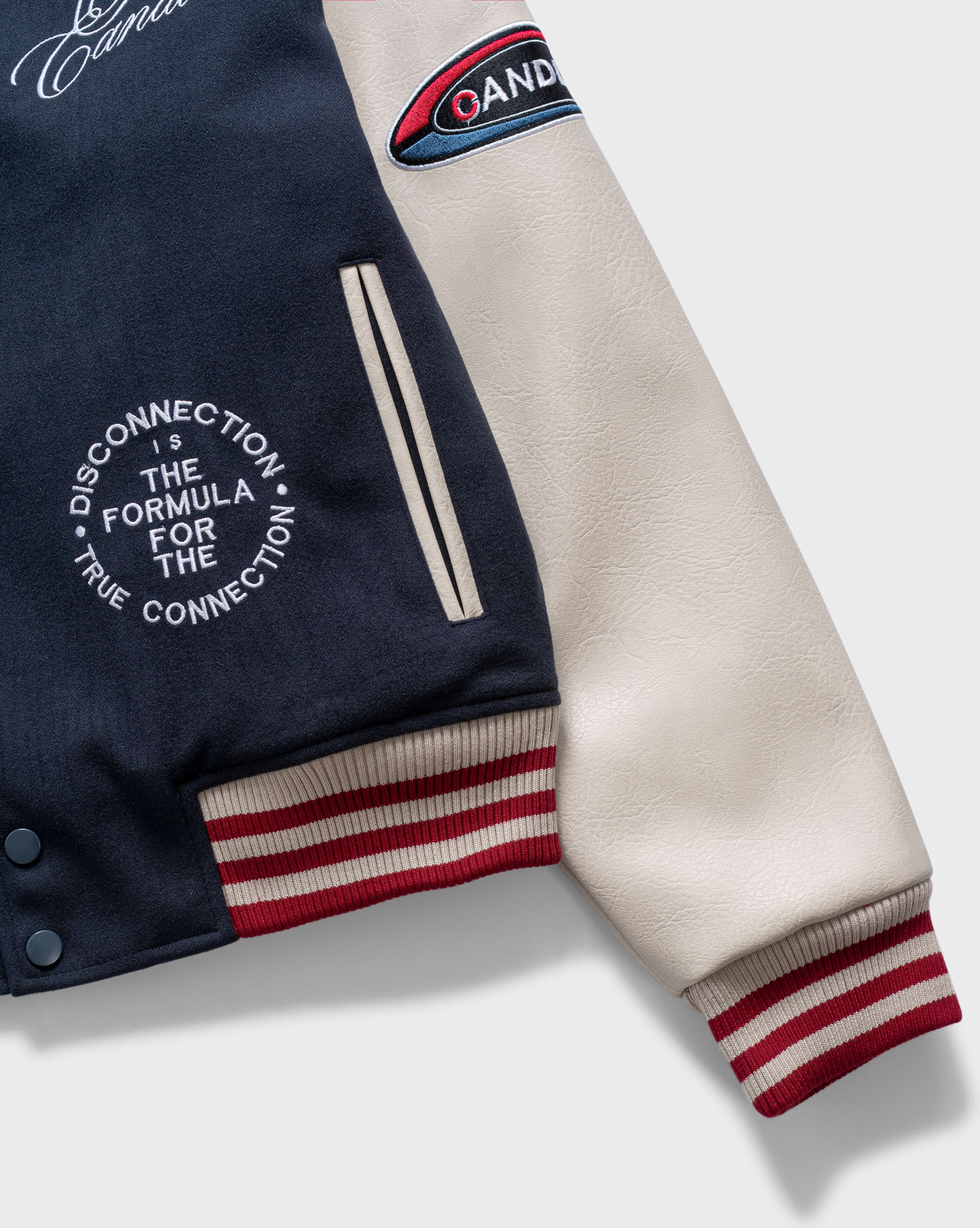 Candles True Compound Varsity Jacket Navy