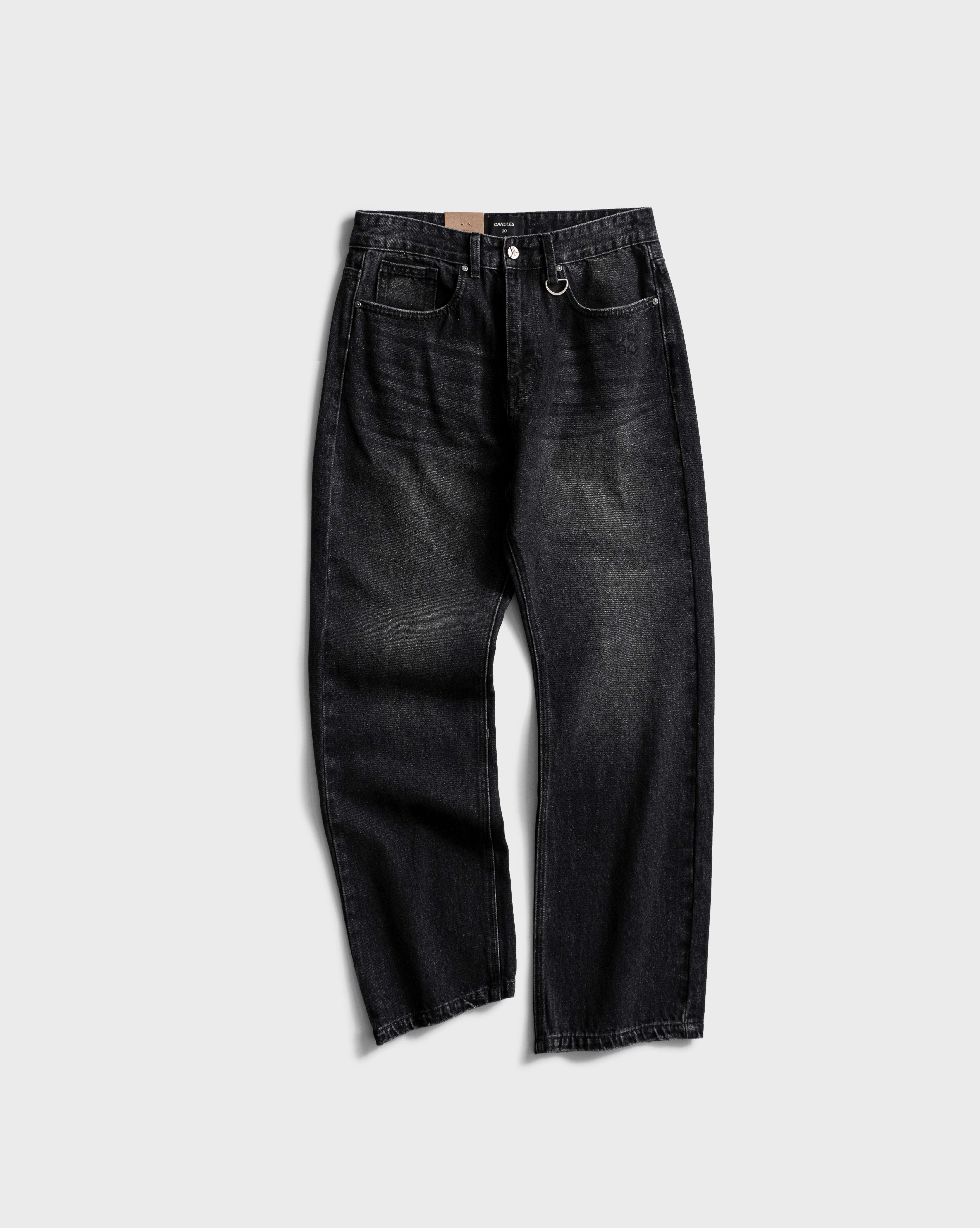 Candles Vintage Straight Jeans Black