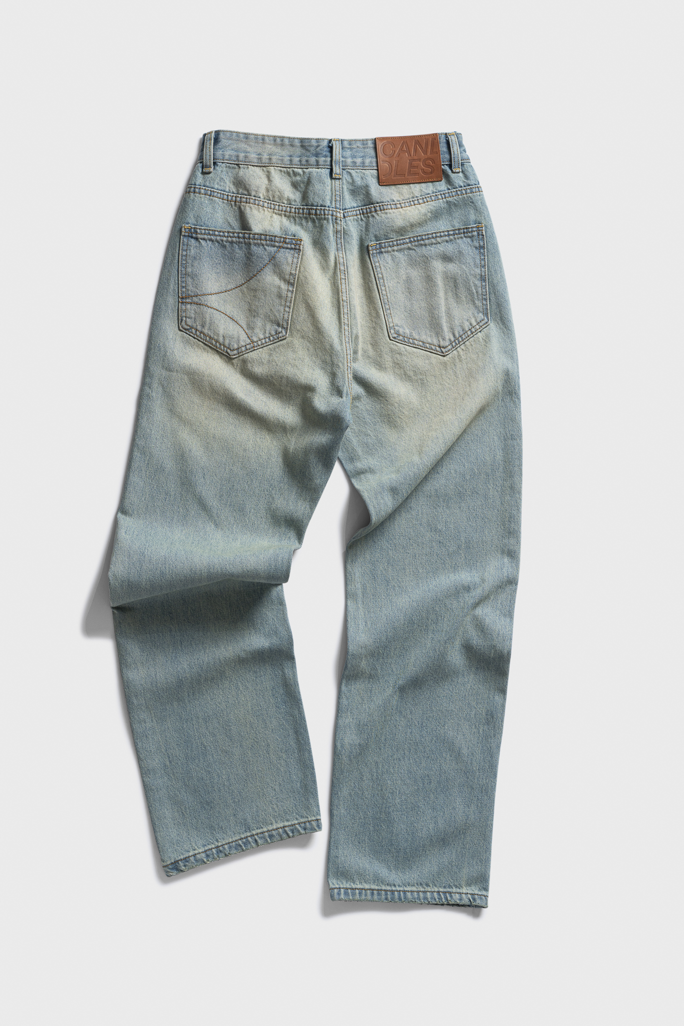 Candles Vintage Straight Jeans Blue