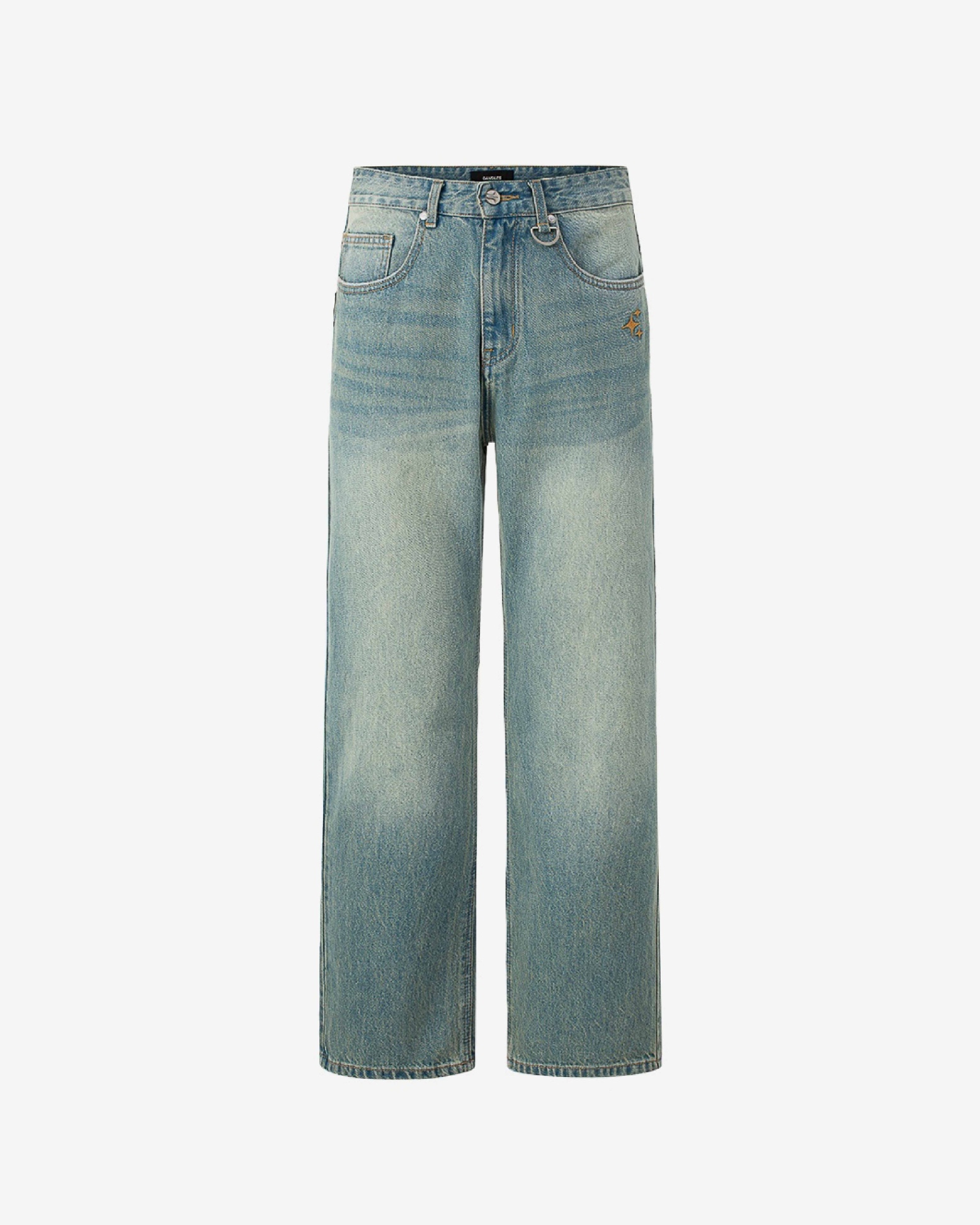 Candles Vintage Straight Jeans Blue