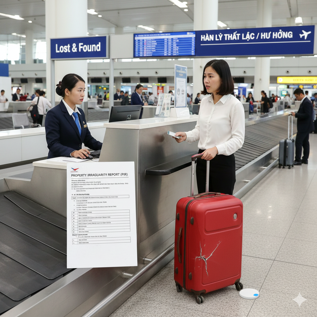 🚨 Săn Vali Bị Thất Lạc và 5 Bước Xử Lý Khi Vali Bị Hư Hỏng Tại Sân Bay