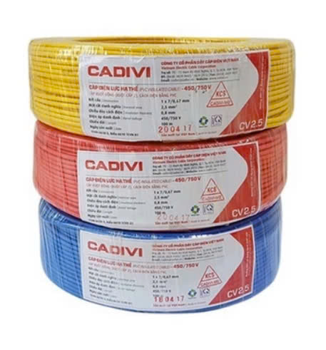 Dây cáp điện các loại