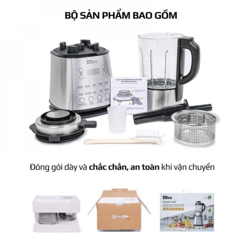 MÁY LÀM SỮA HẠT ĐA NĂNG OLIVO X20