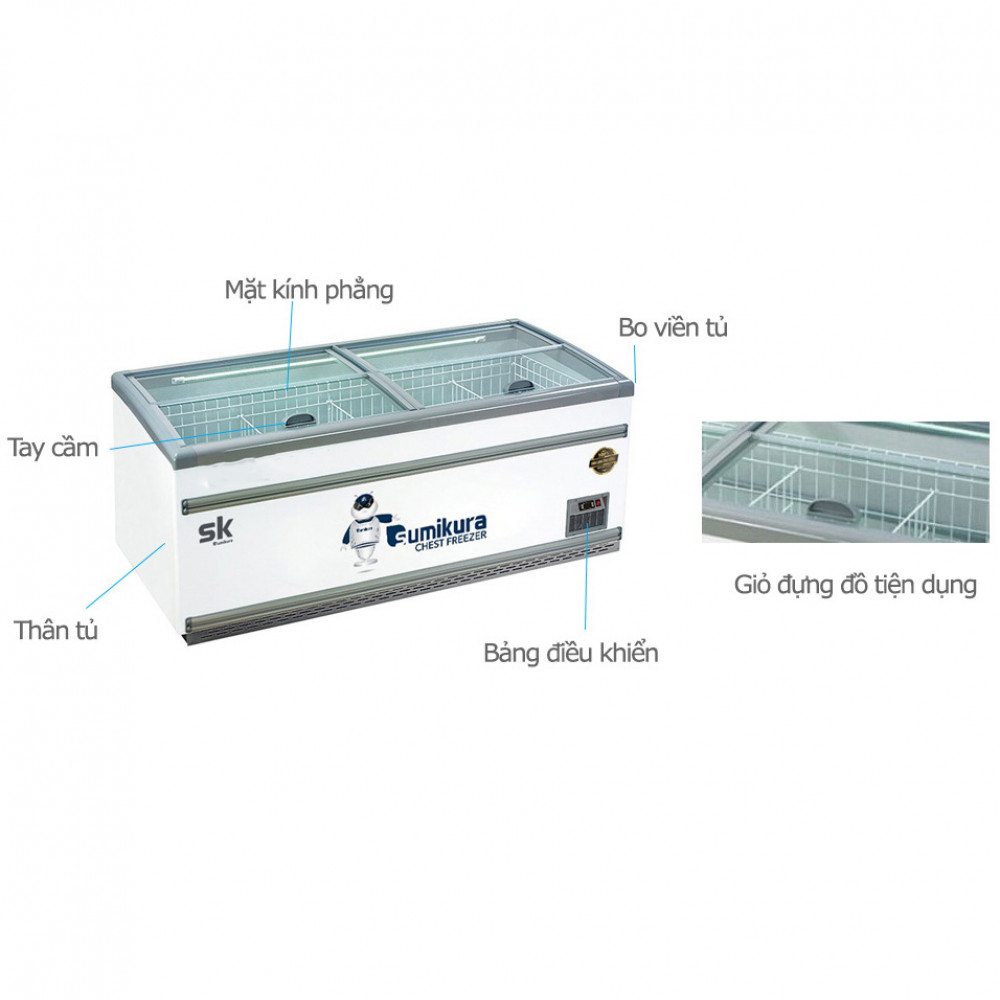 TỦ ĐÔNG SUMIKURA 800 LÍT SKIF-210SX