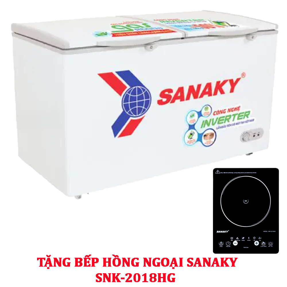 Tủ đông Sanaky Inverter 410 lít VH-5699HY3