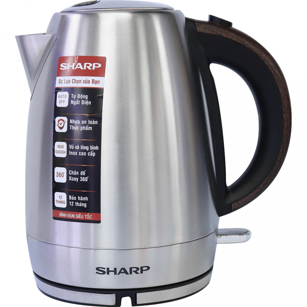 BÌNH ĐUN SIÊU TỐC SHARP 1.7 LÍT EKJ-17EVSD-WD