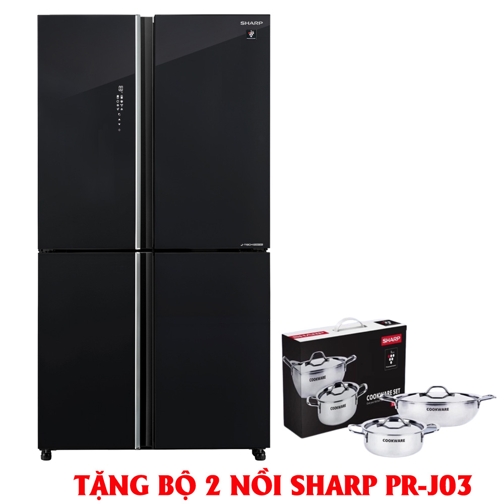 TỦ LẠNH SHARP INVERTER 590 LÍT SJ-FXP600VG-BK