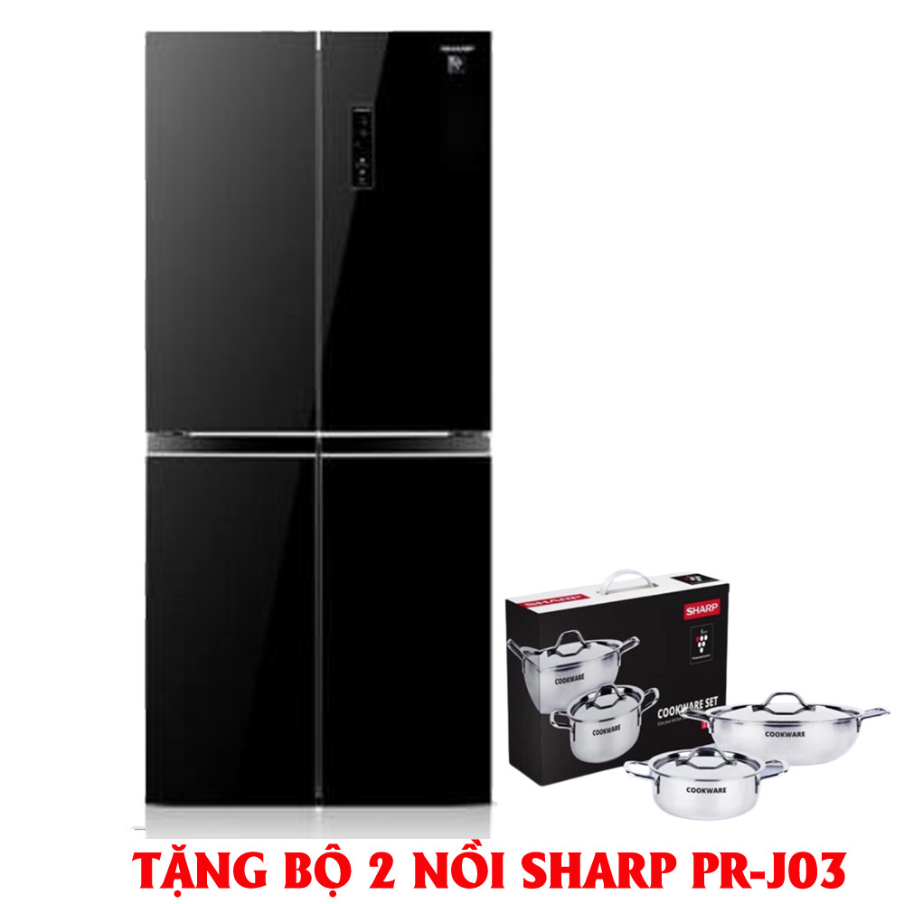 TỦ LẠNH SHARP INVERTER 473 LÍT SJ-FXP480VG-BK