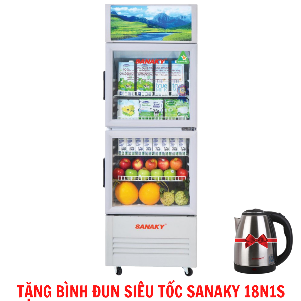 TỦ MÁT SANAKY INVERTER 200 LÍT VH-258W3L